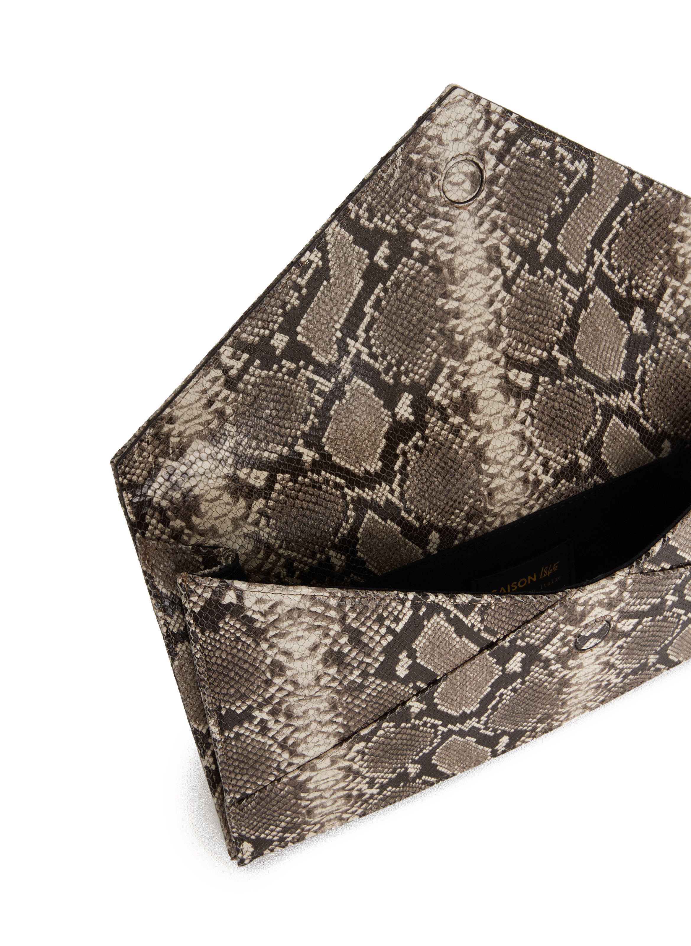 Pochette à imprimé en cuir SAISON 1865 Multicolore