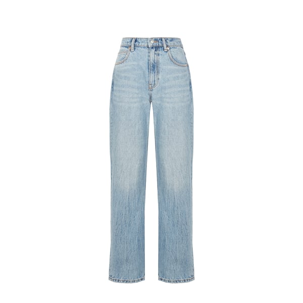 Pantalon en denim de coton