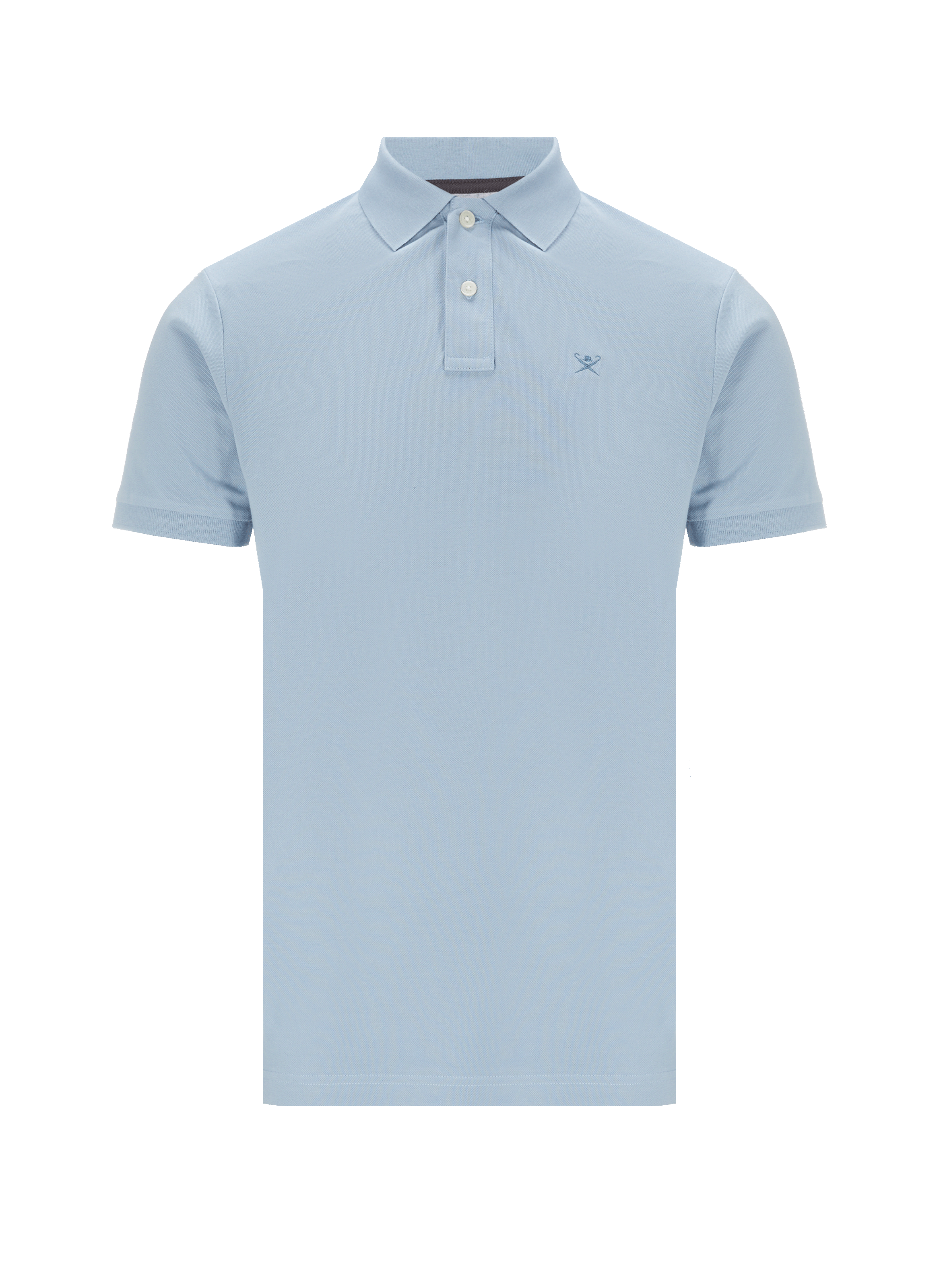 Polo à logo en coton piqué