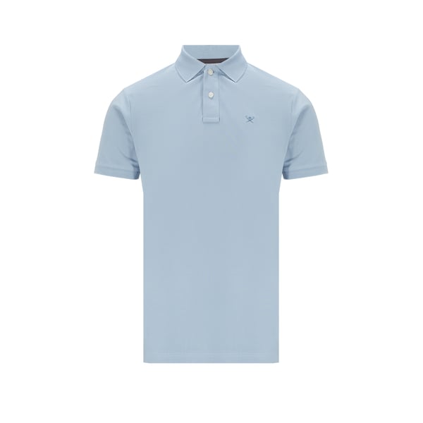 Polo à logo en coton piqué