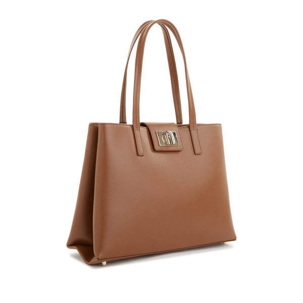Furla Leather Bag In Brown