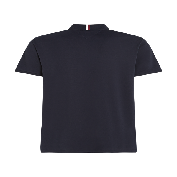 Tommy Hilfiger Givenchy Address Band Slim Cotton Polo Shirt In Blue