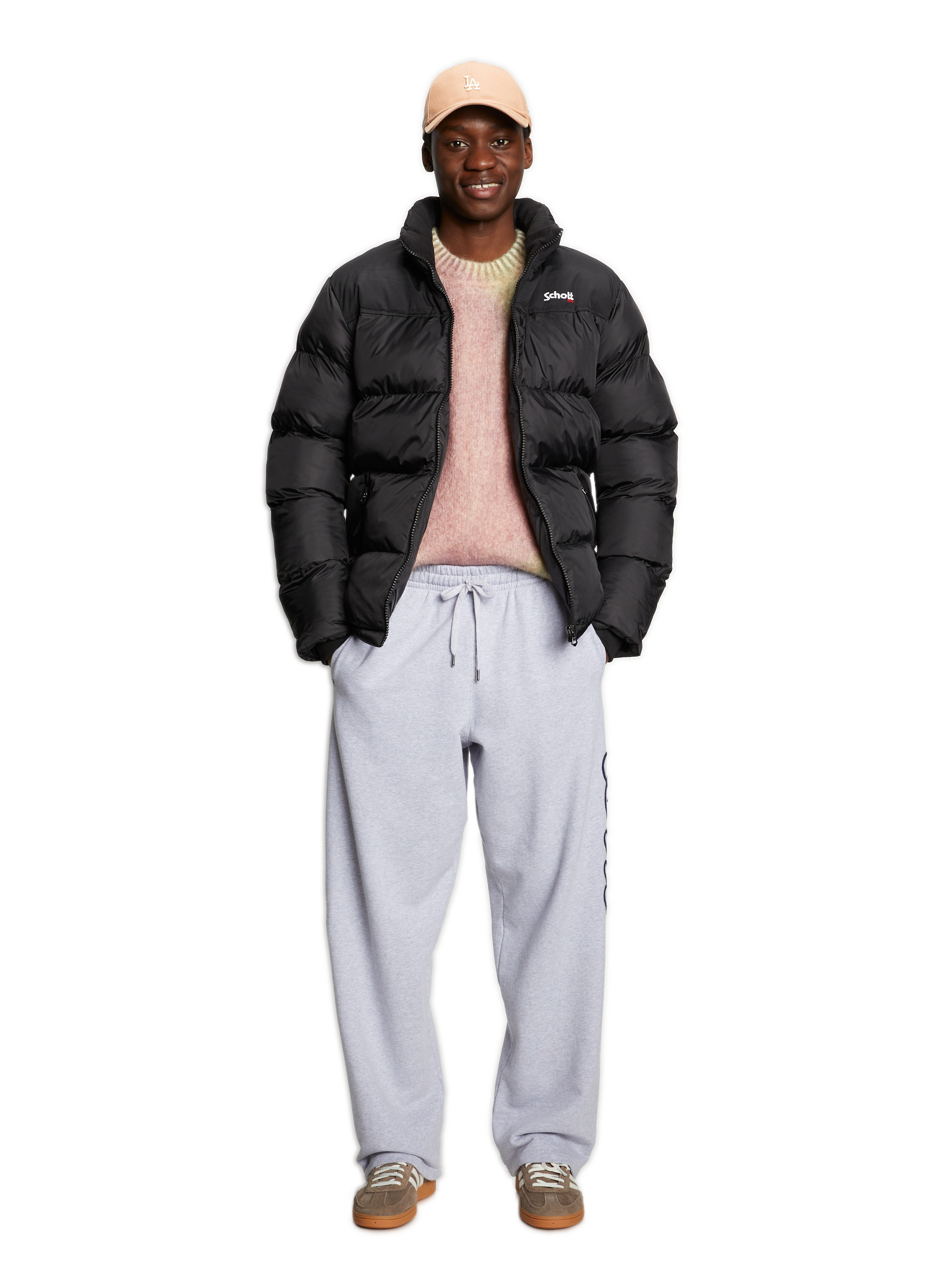 Down jacket  SCHOTT Black