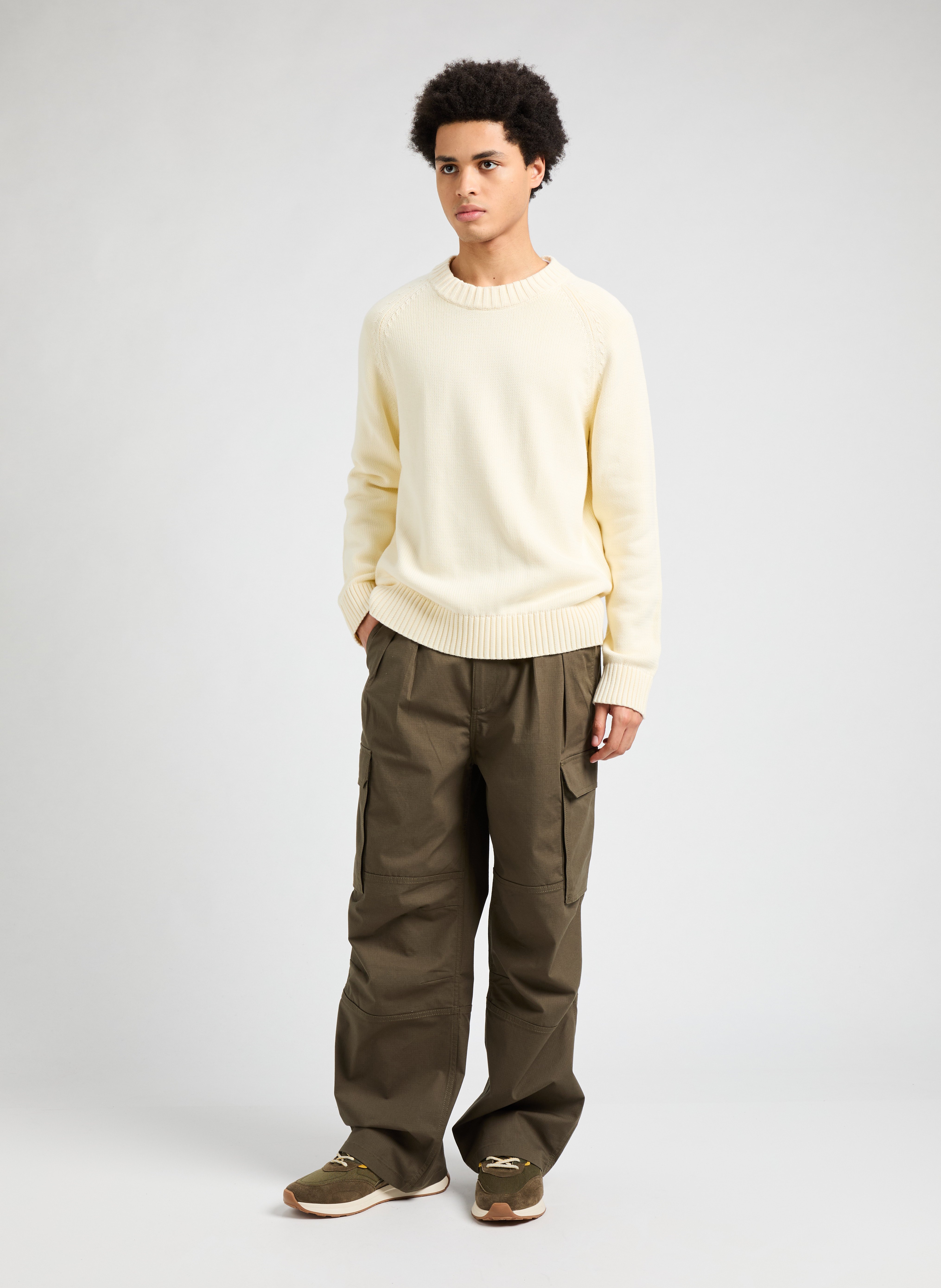 Pull en coton SAISON 1865 Beige