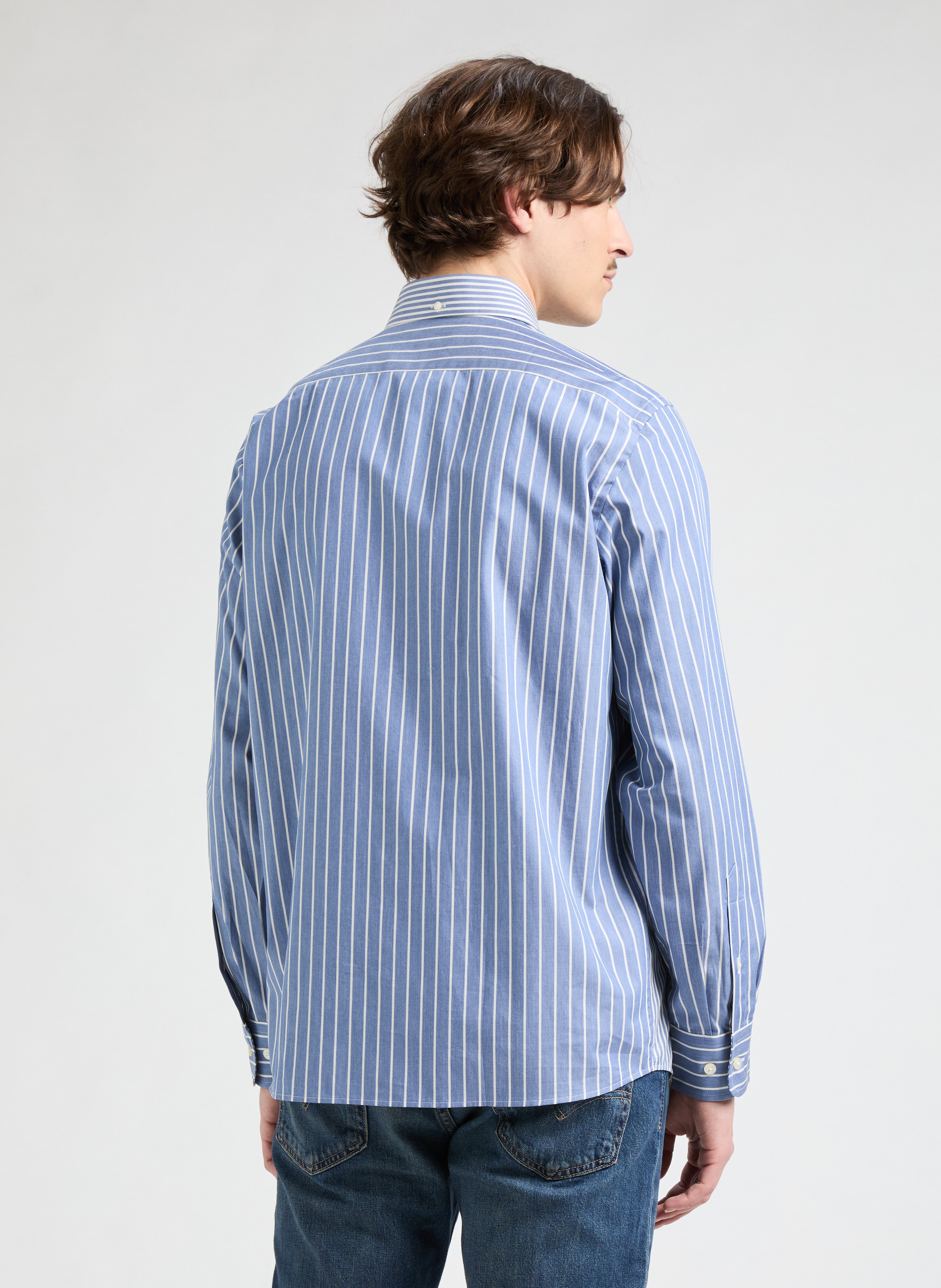 Chemise à rayures FACONNABLE Bleu