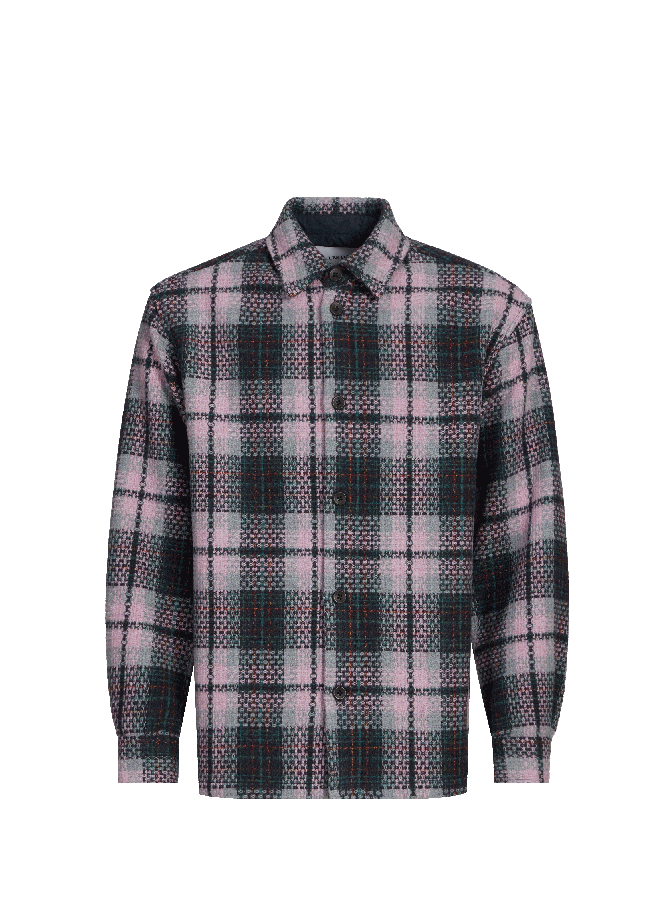 Surchemise en laine mélangée à carreaux LES DEUX Multicolore
