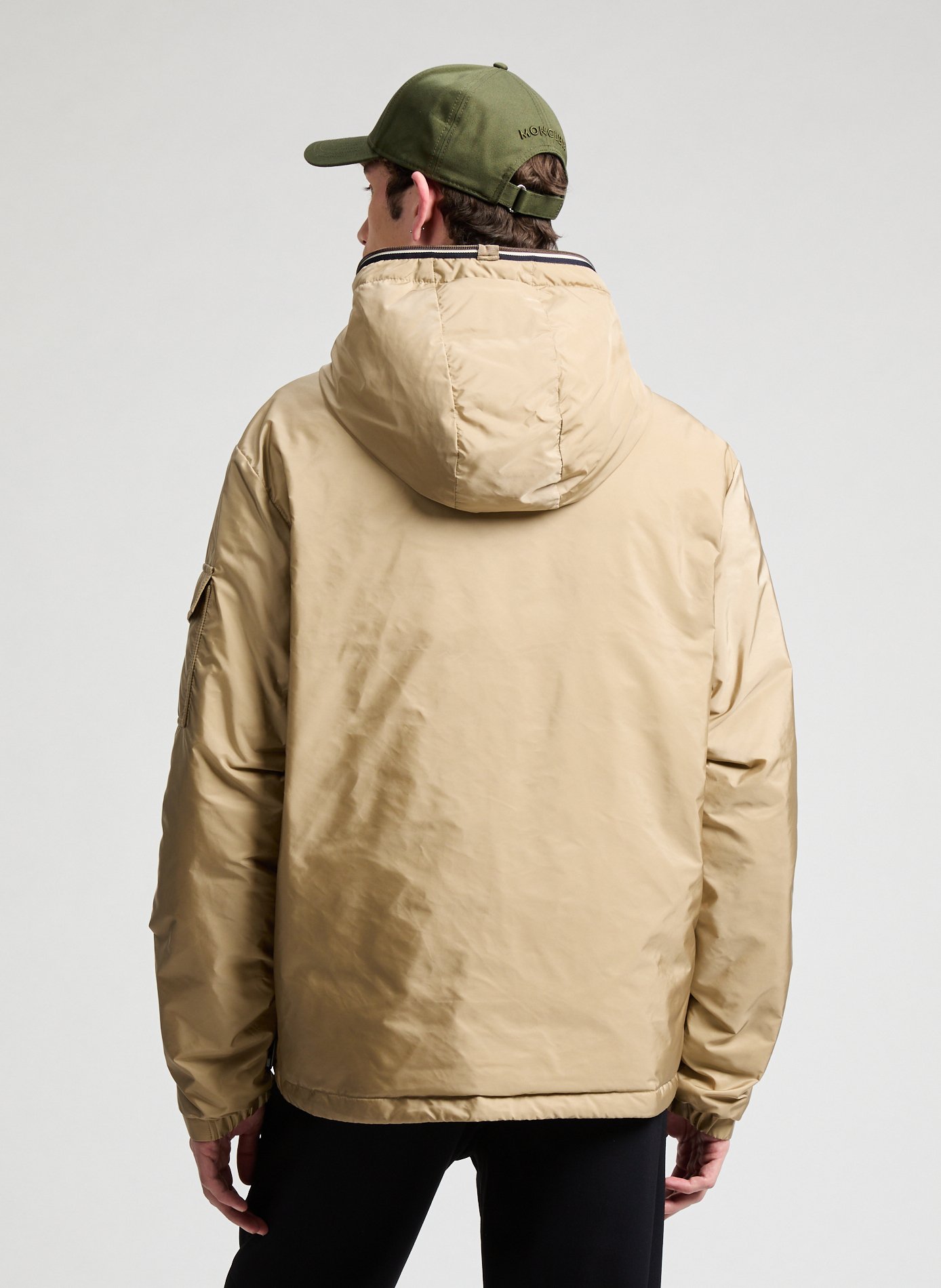 Casquette brodée en coton Vert