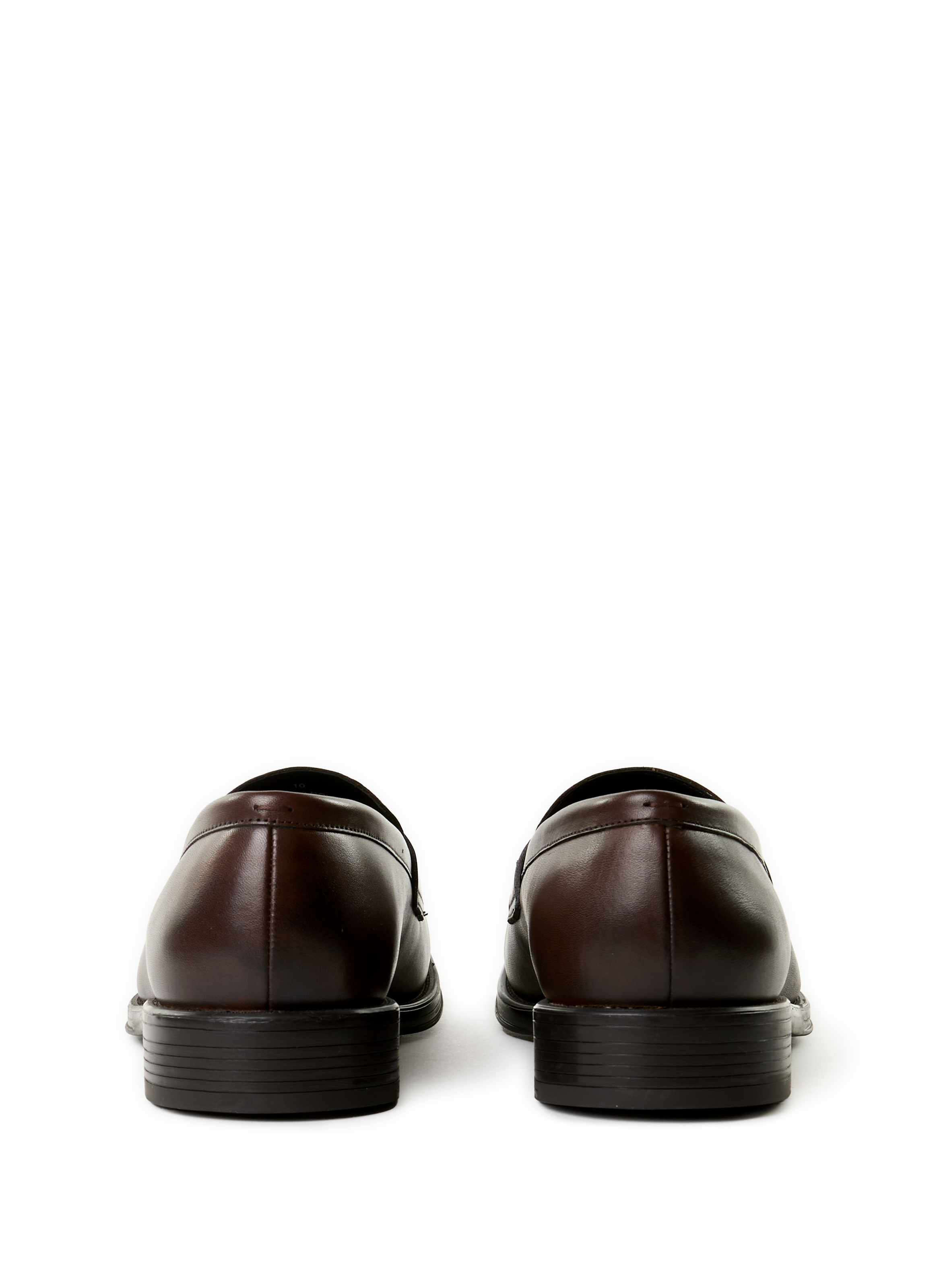 Calfskin leather loafers Brown