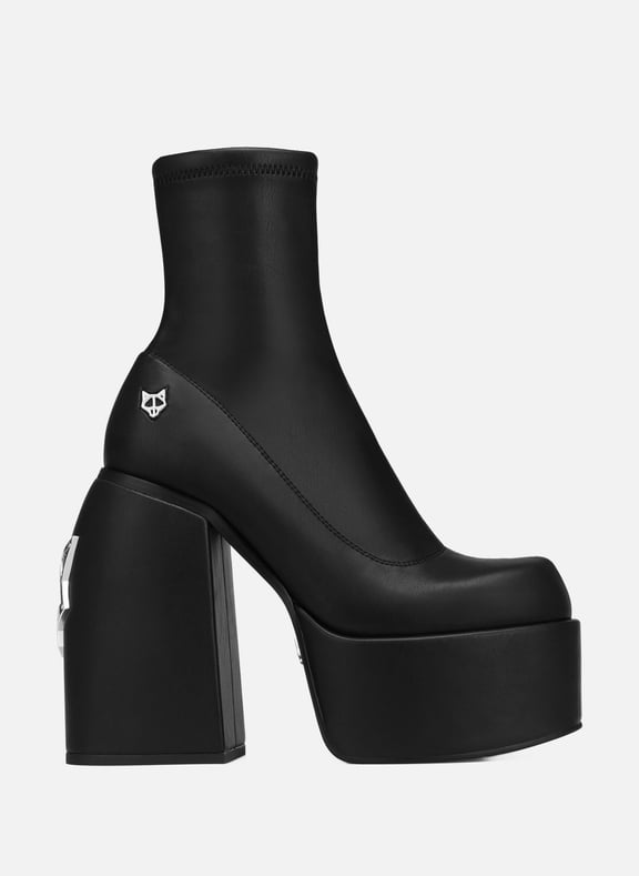 Bottes sugar Noir by NAKED WOLFE NAKED WOLFE Bottes sugar Noir