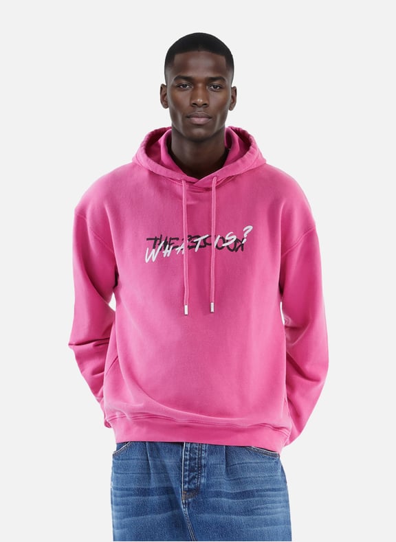 Sweatshirt à capuche what is Rose by THE KOOPLES THE KOOPLES Sweatshirt à capuche what is Rose