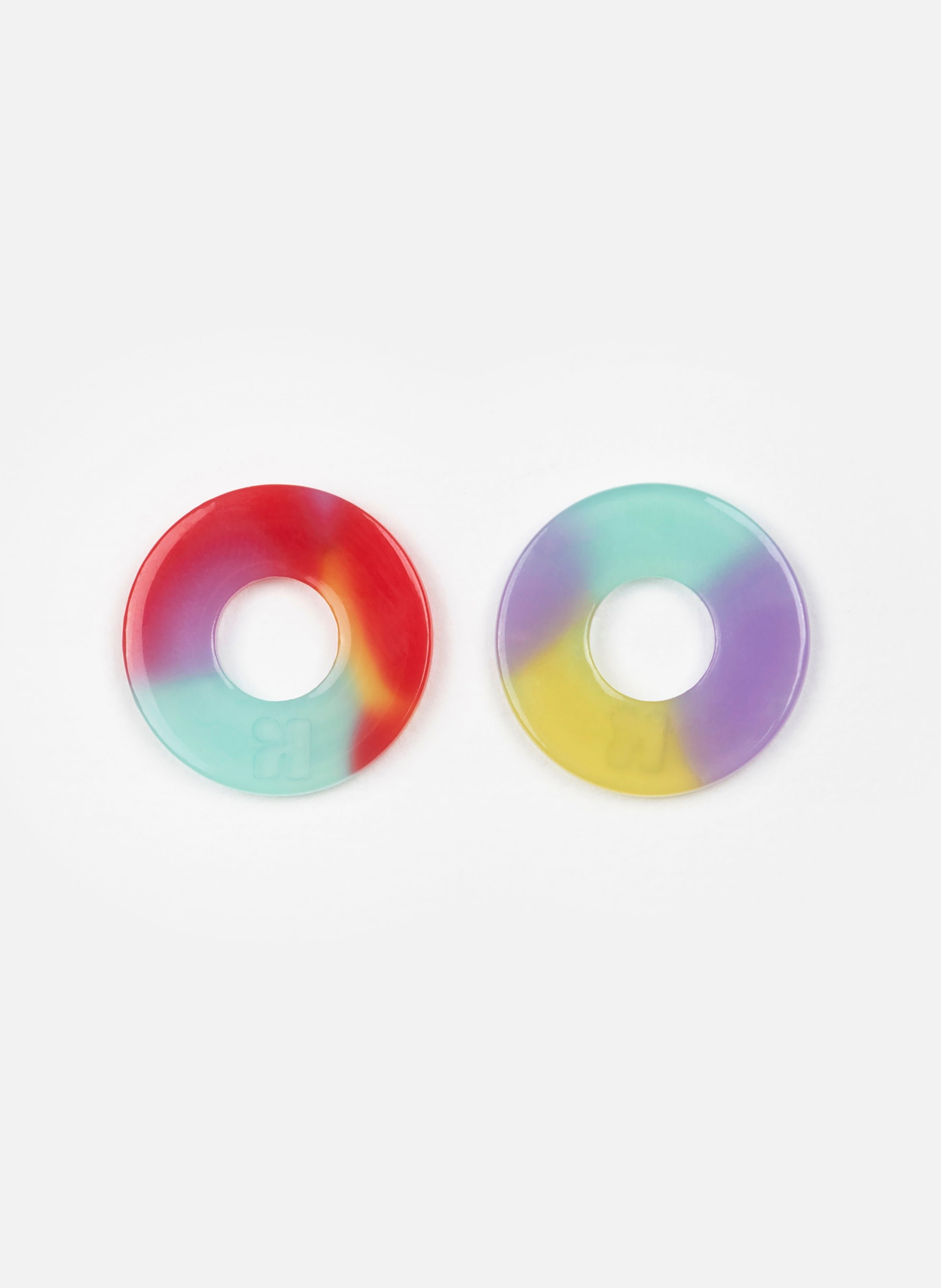 Charms donuts en acétate de cellulose KURAGE GINZA Multicolore