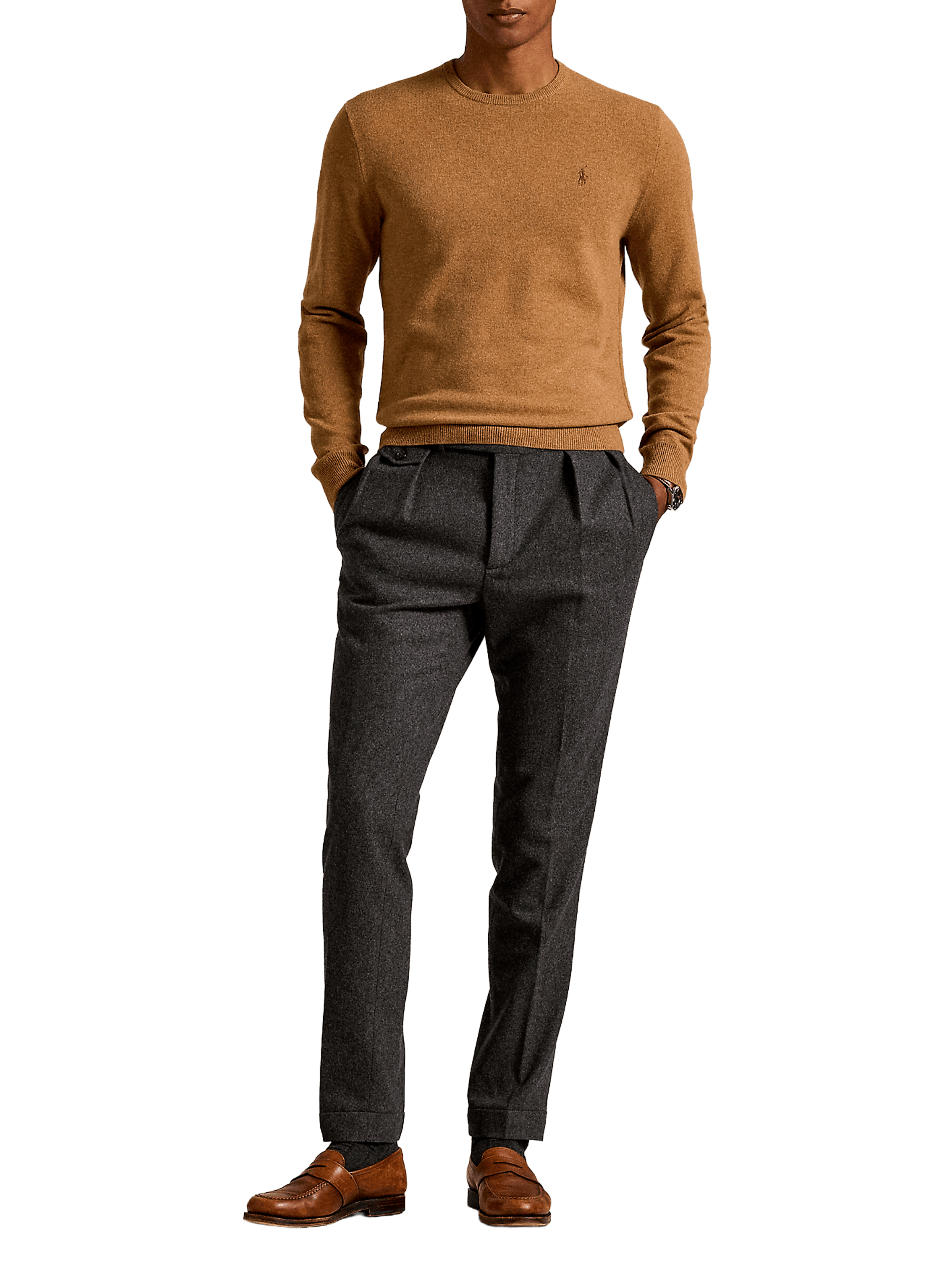  Round-neck wool jumper POLO RALPH LAUREN Beige