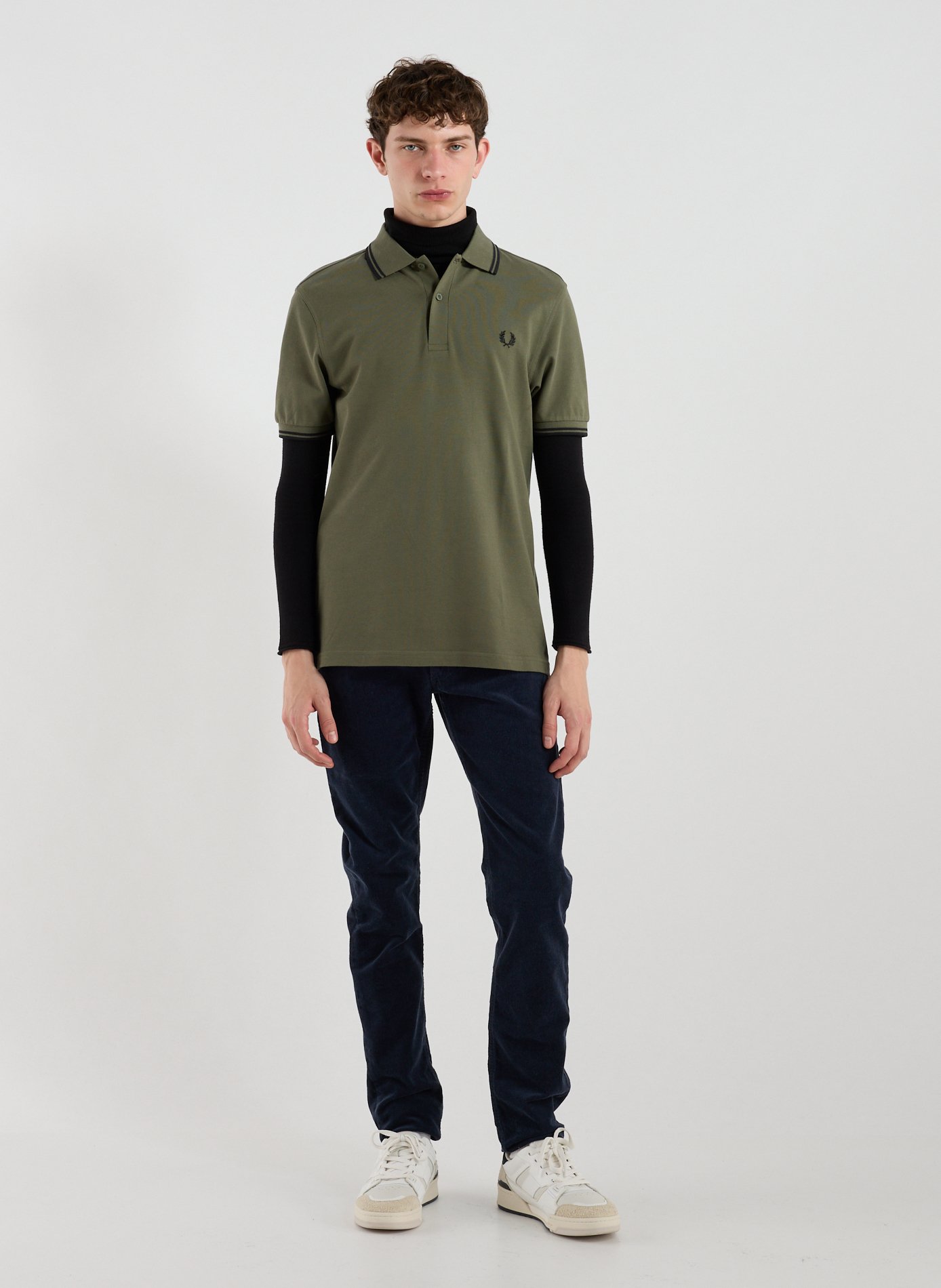 Polo en coton piqué FRED PERRY Vert