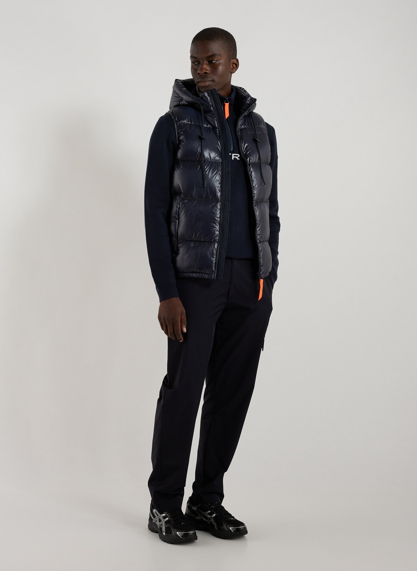 Sleeveless down jacket GERTRUDE ET GASTON Blue