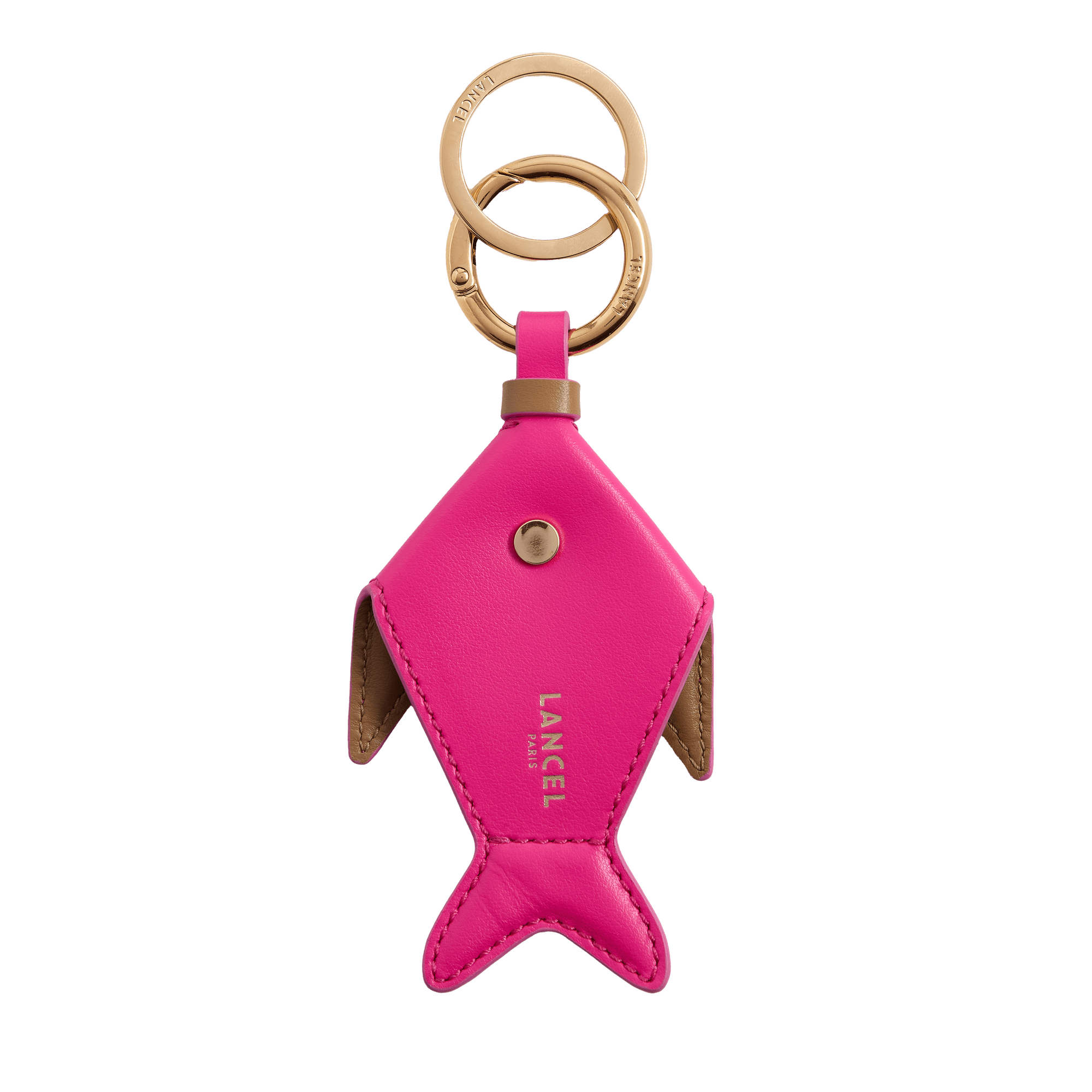 Key holder lancel beach capsule by lancel in leather LANCEL Pink