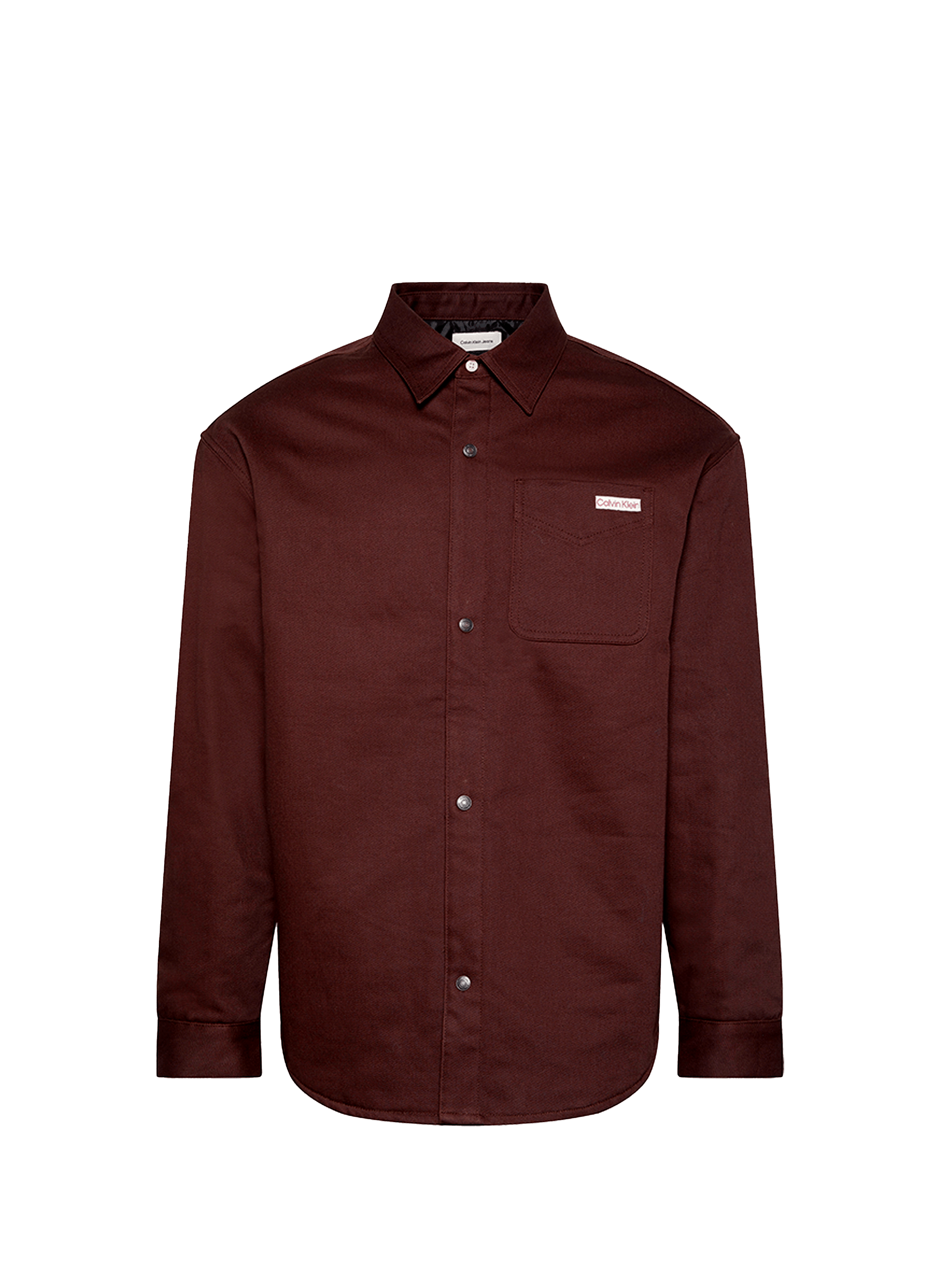 Cotton shirt CALVIN KLEIN Brown