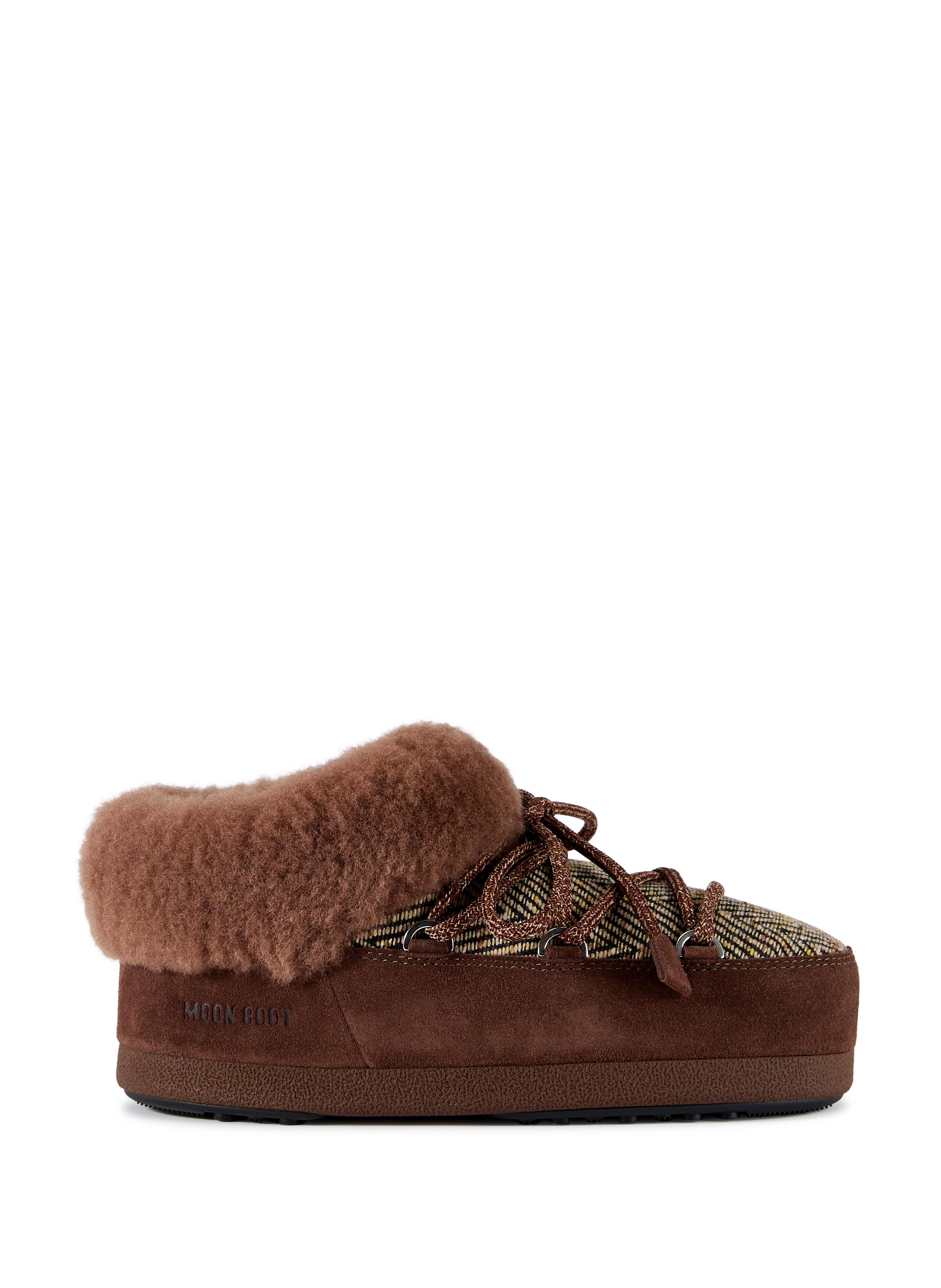 Mules Chalet avec fourrure MOON BOOT Marron