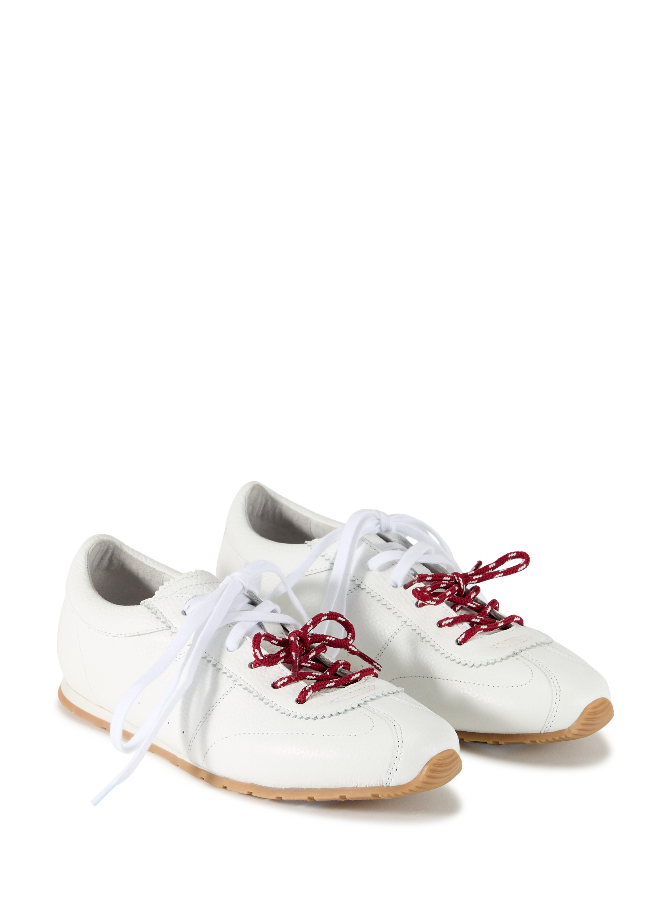 Baskets Foudre en cuir suédé SAISON 1865 Blanc