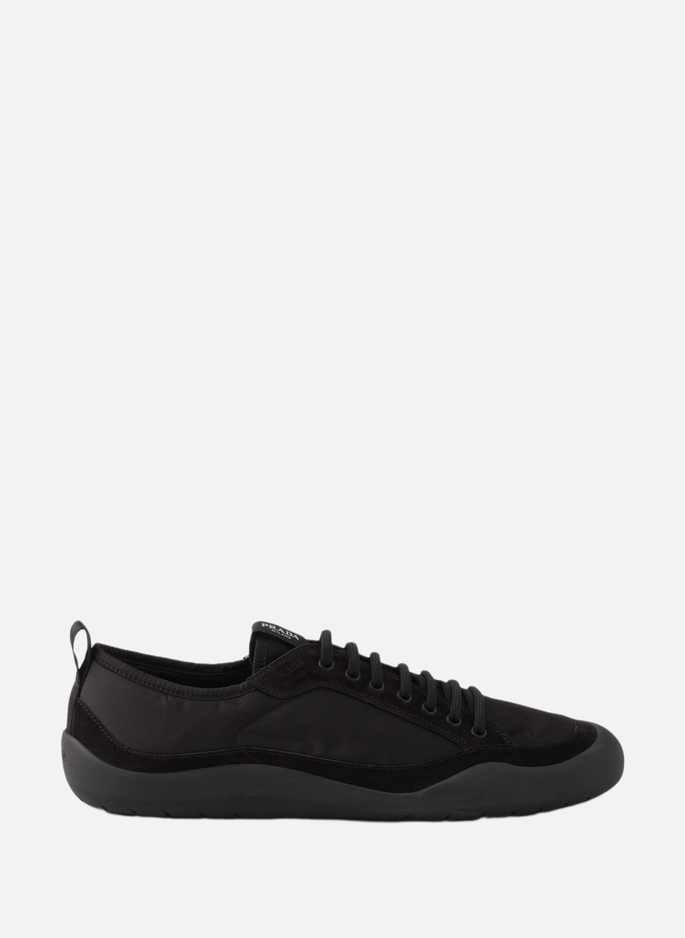 Sneakers speedrock en re-nylon et veau velours PRADA Noir