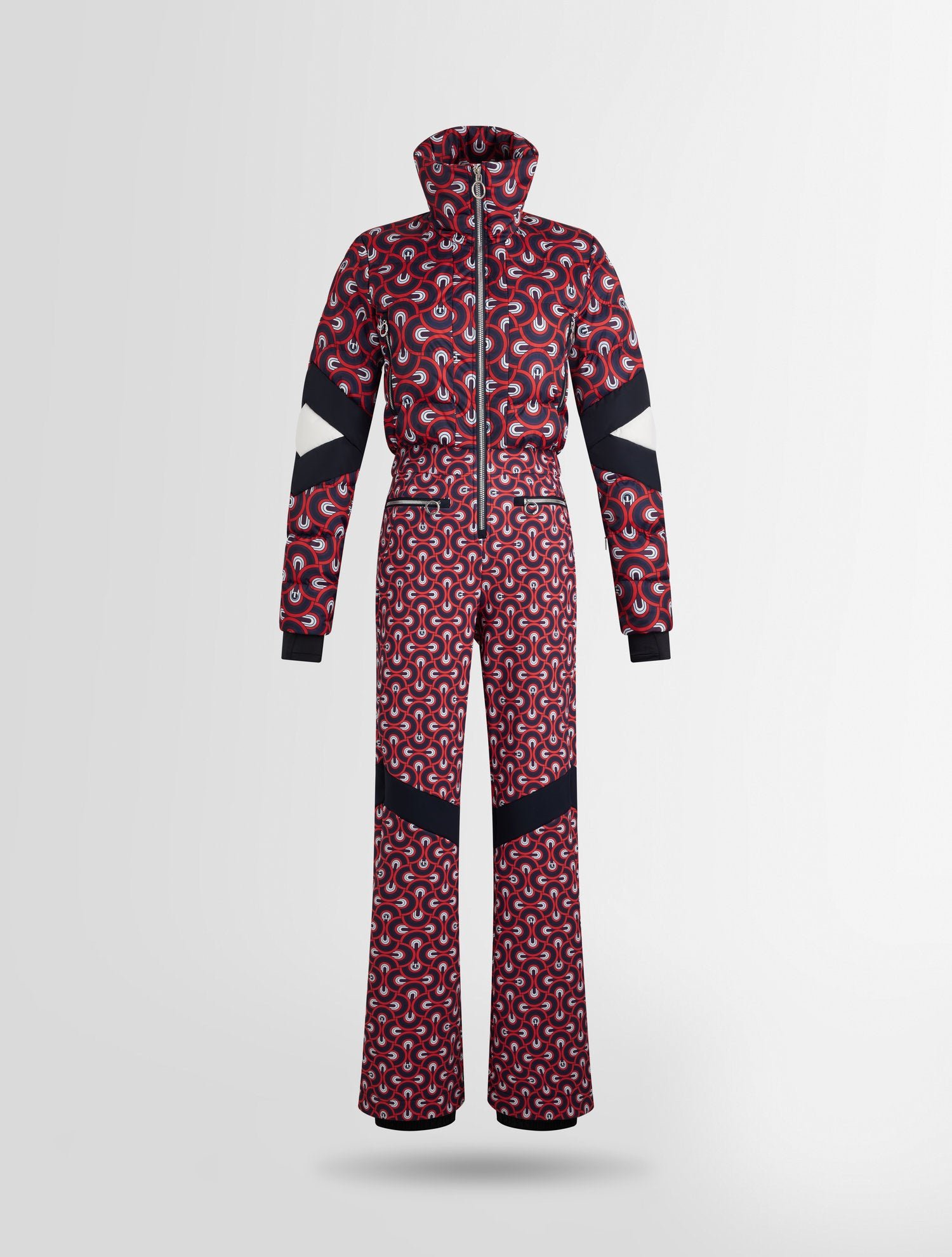 Combinaison de ski clarisse pilule col montant coupe regular FUSALP Rouge