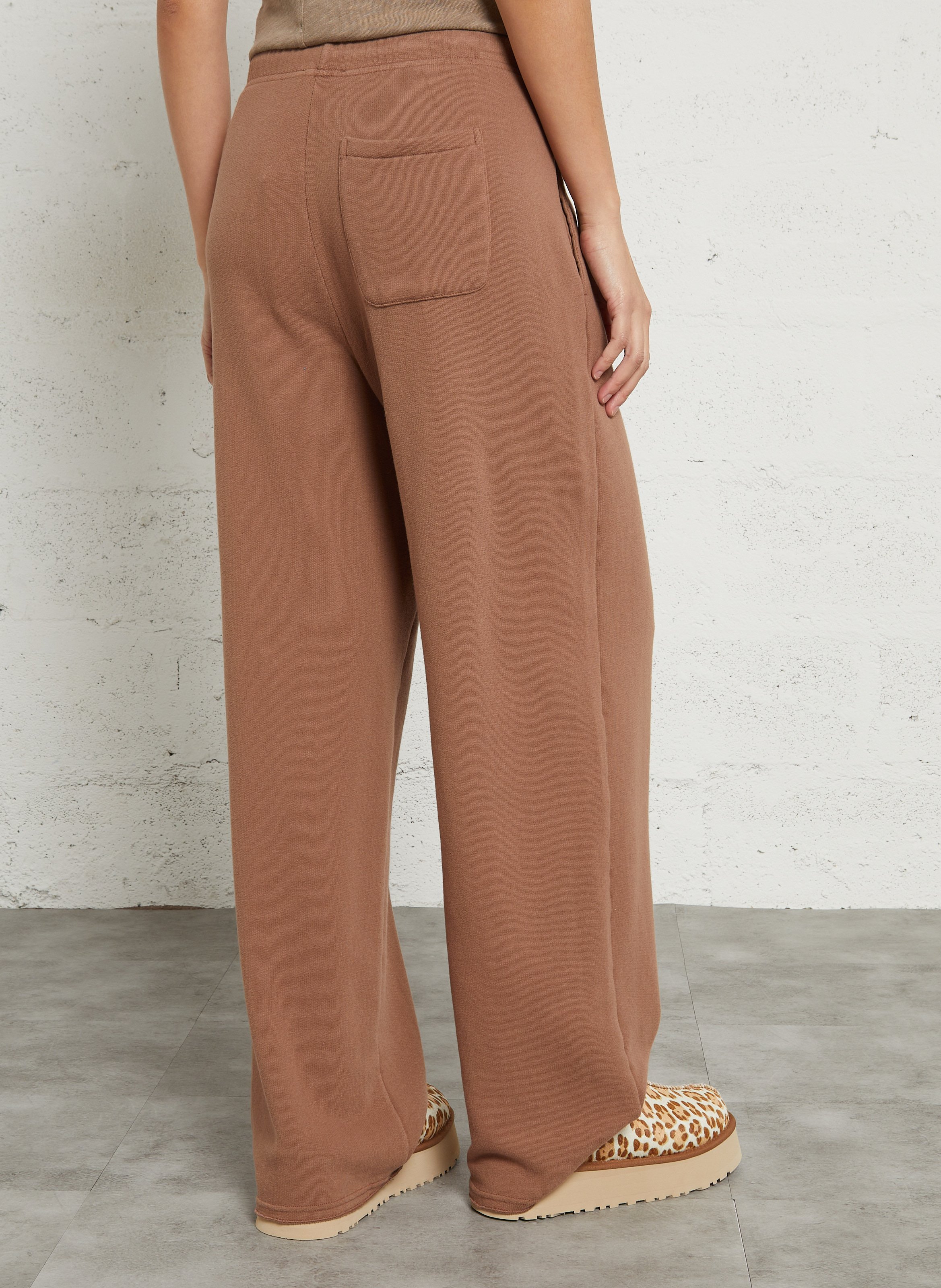 Jogging ample en coton mélangé atubay AMERICAN VINTAGE Marron