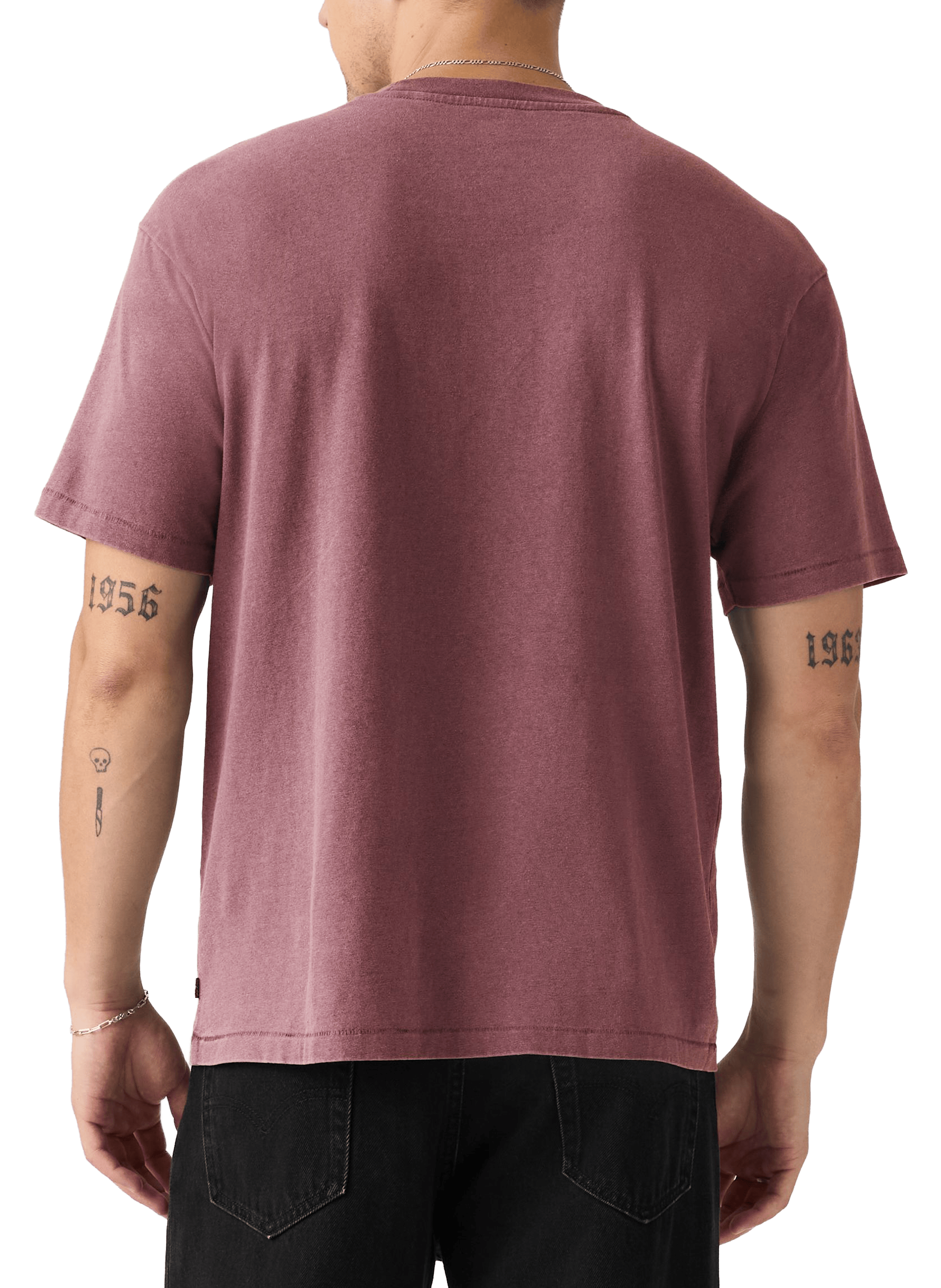 Straight logo cotton t-shirt LEVI'S Pink