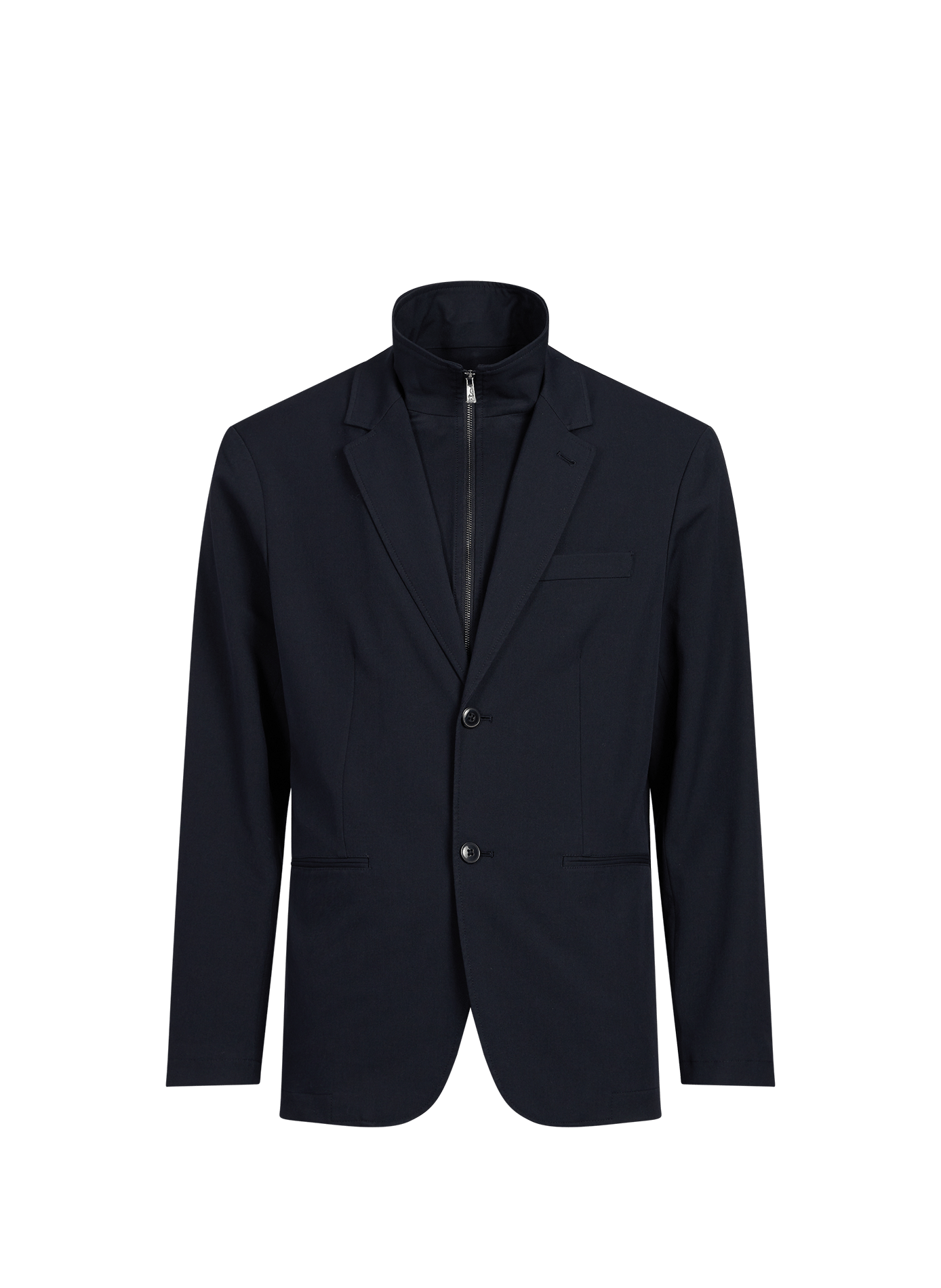 Straight suit jacket ARMANI EXCHANGE Blue