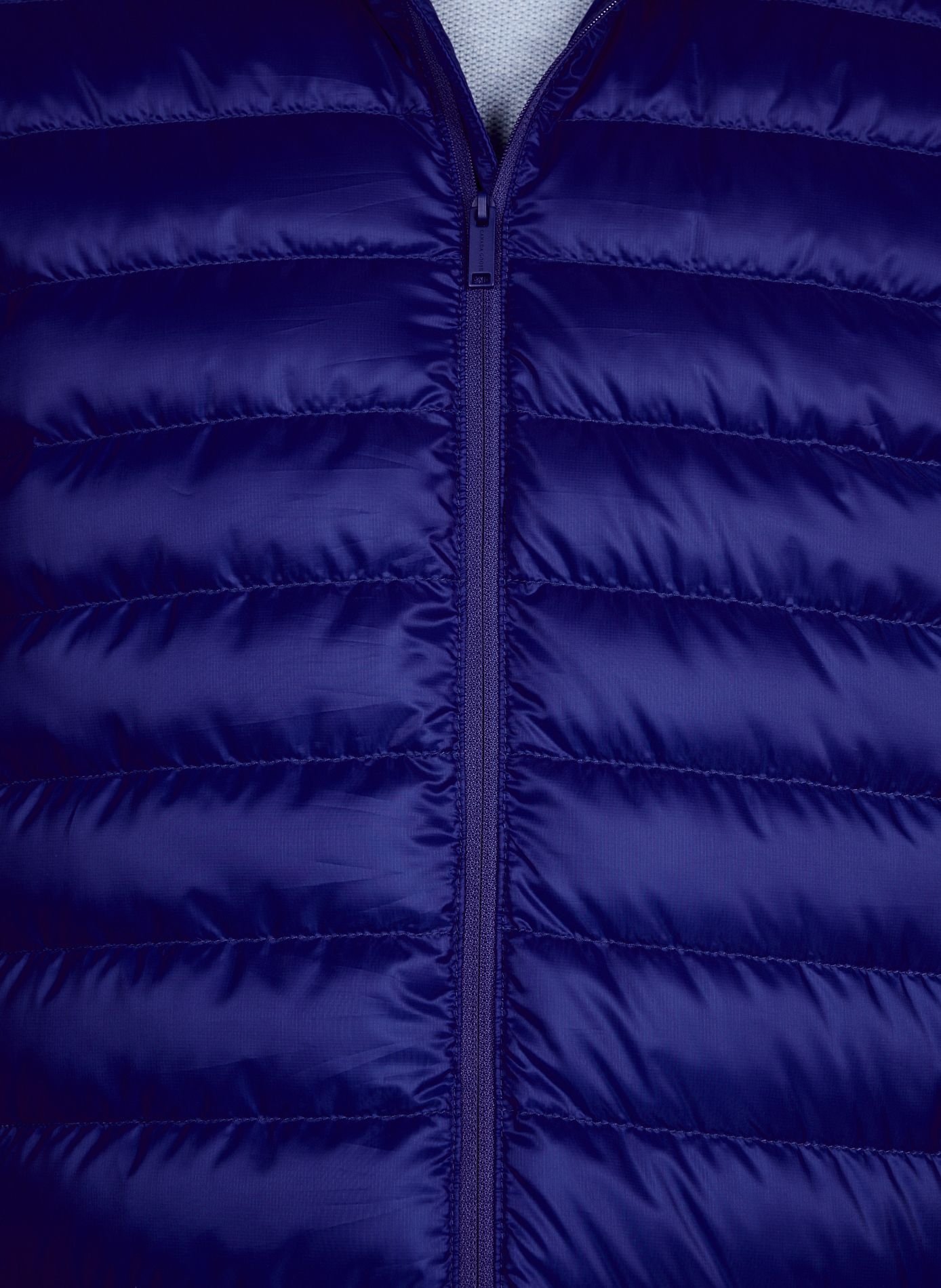 Piumino diritto collo alto CANADA GOOSE Blu