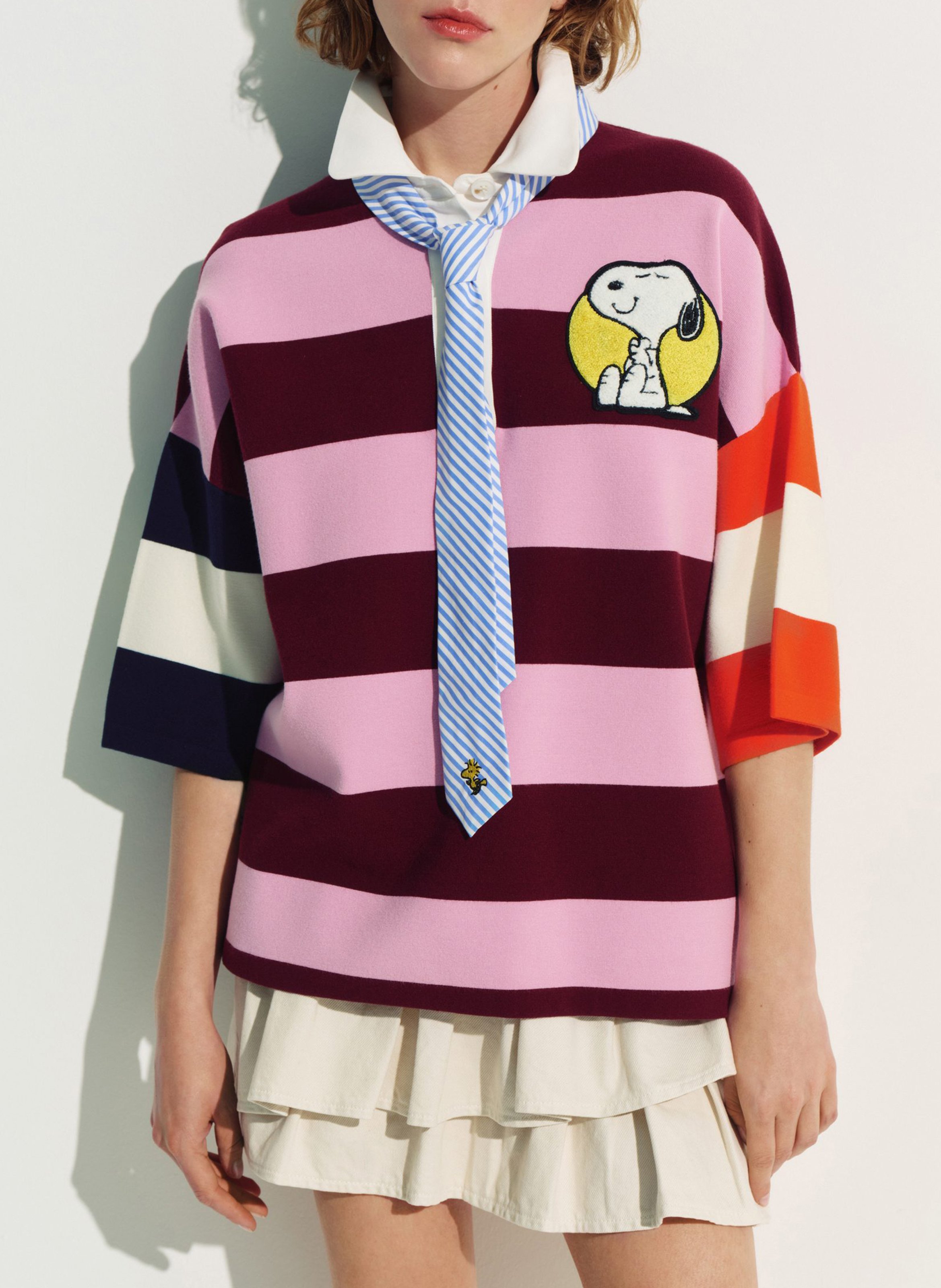 Polo à rayures jice ESSENTIEL ANTWERP Rouge