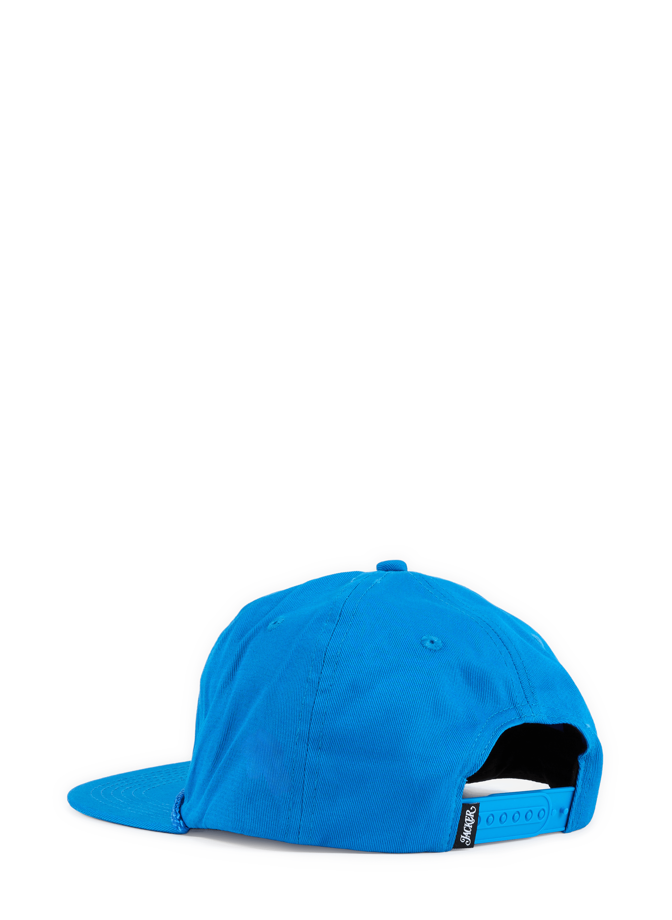 Casquette à logo brodé en coton JACKER. Bleu