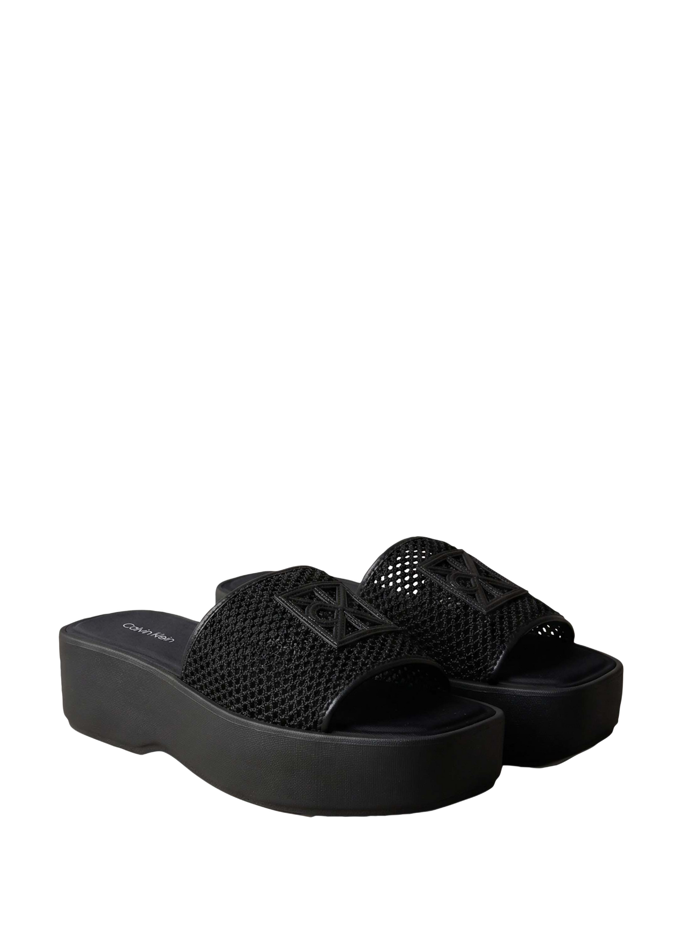 Plateau-Mules aus Mesh CALVIN KLEIN Schwarz