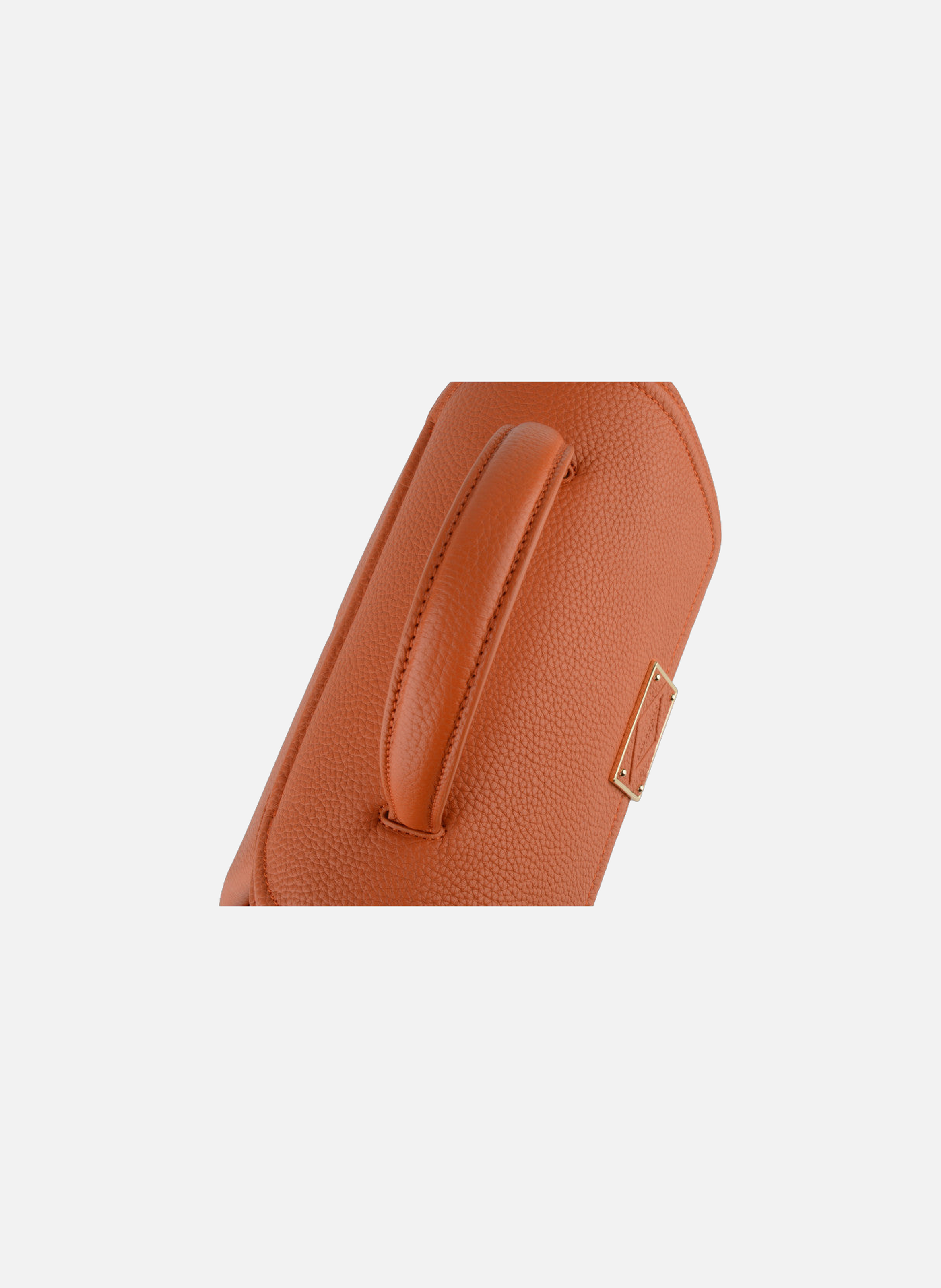 Carat | sac porté épaule en cuir de vachette POURCHET Orange