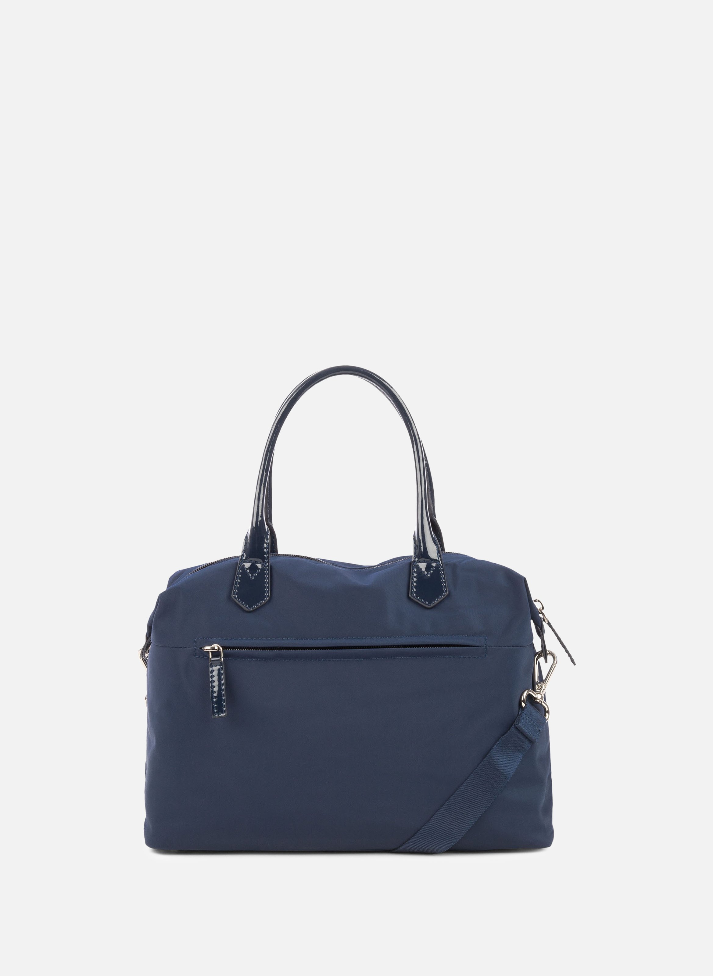 Sac à main - basic verni LANCASTER Bleu