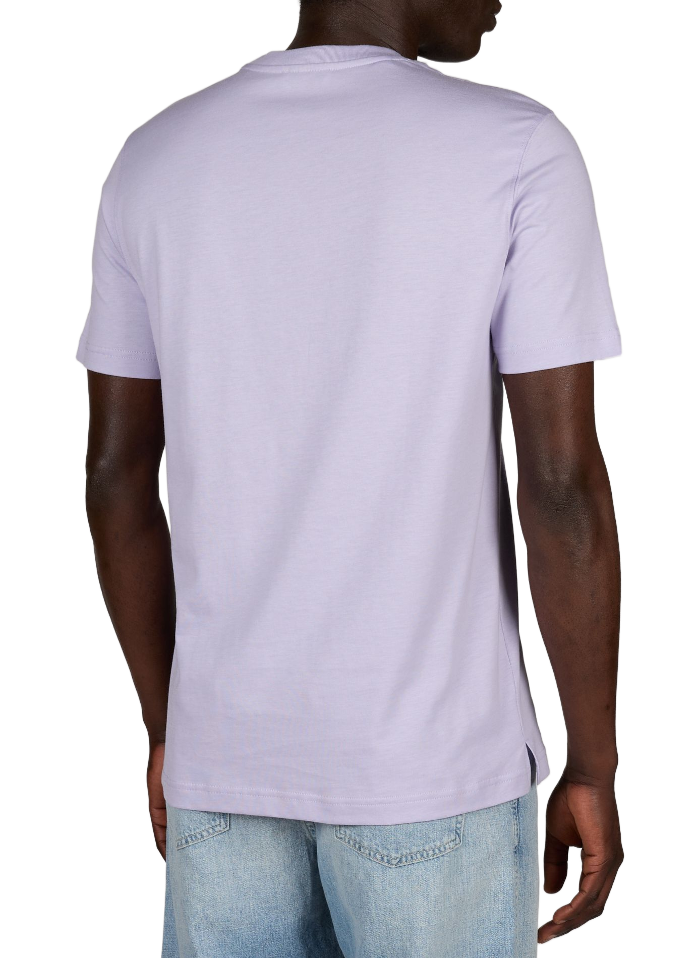 Gerader einfarbiger T-Shirt ETON Violett