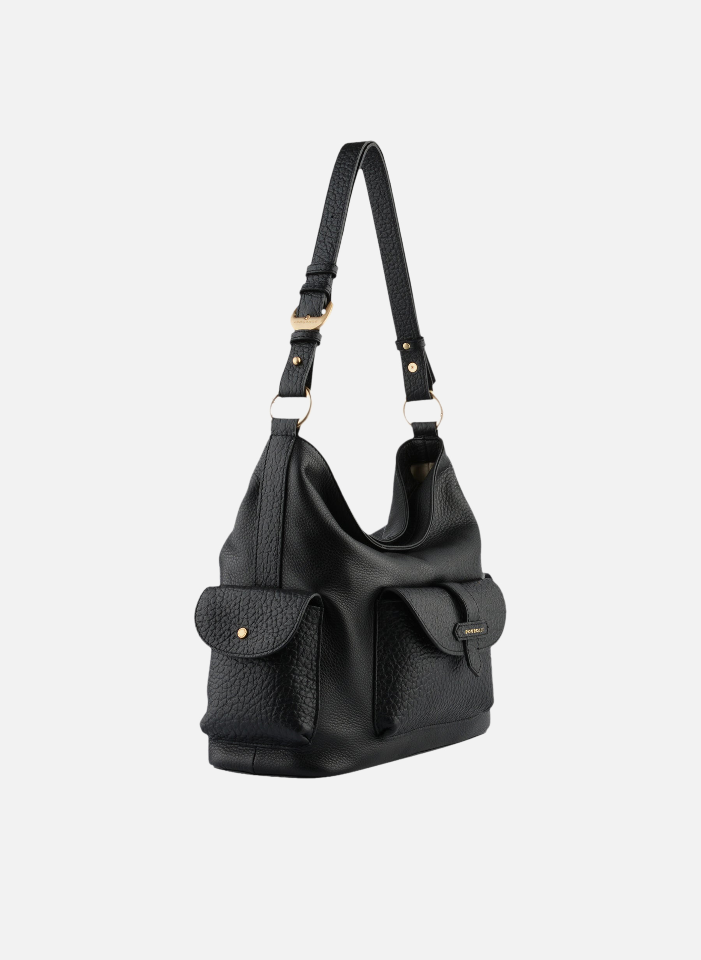 Reporter | sac porté épaule POURCHET Noir