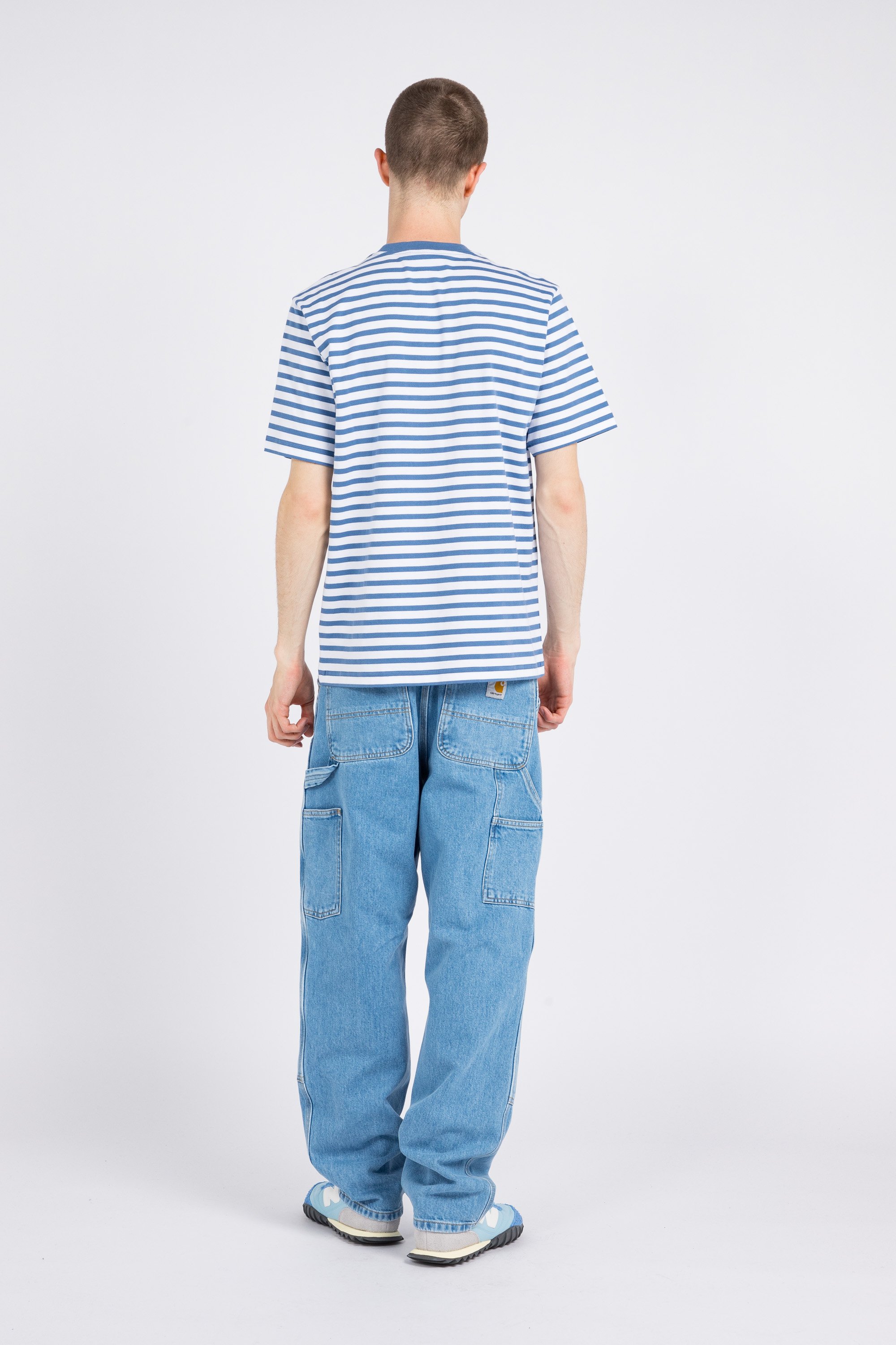 Jean double knee pant CARHARTT WIP Bleu