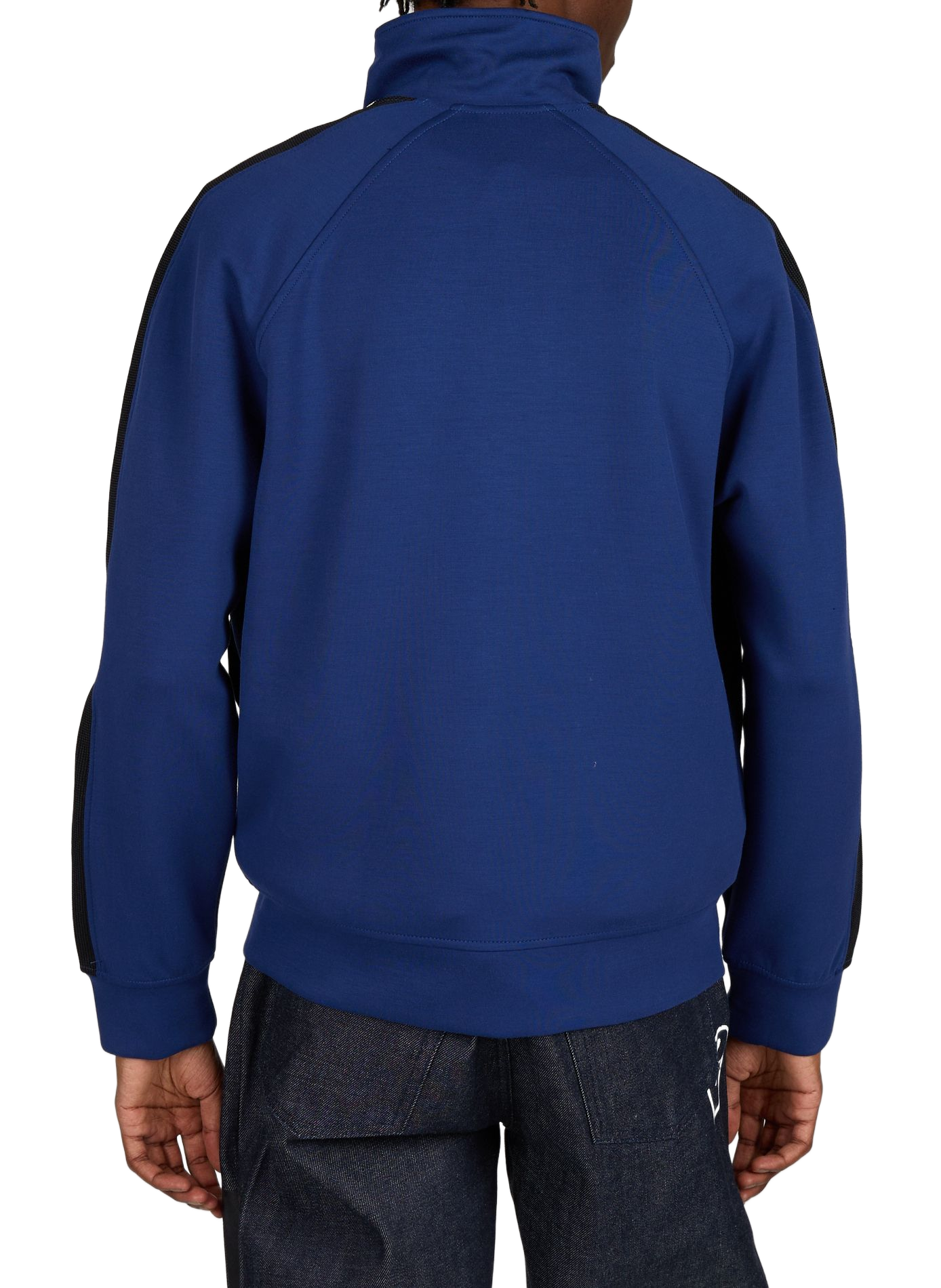 Lightweight jacket with high neck and logo ARMANI EXCHANGE Blue