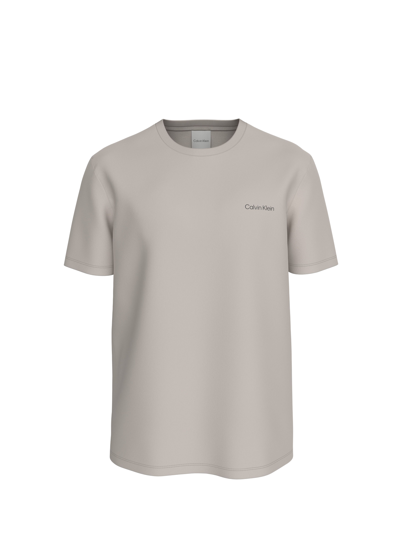 Plain Cotton T-shirt CALVIN KLEIN Grey