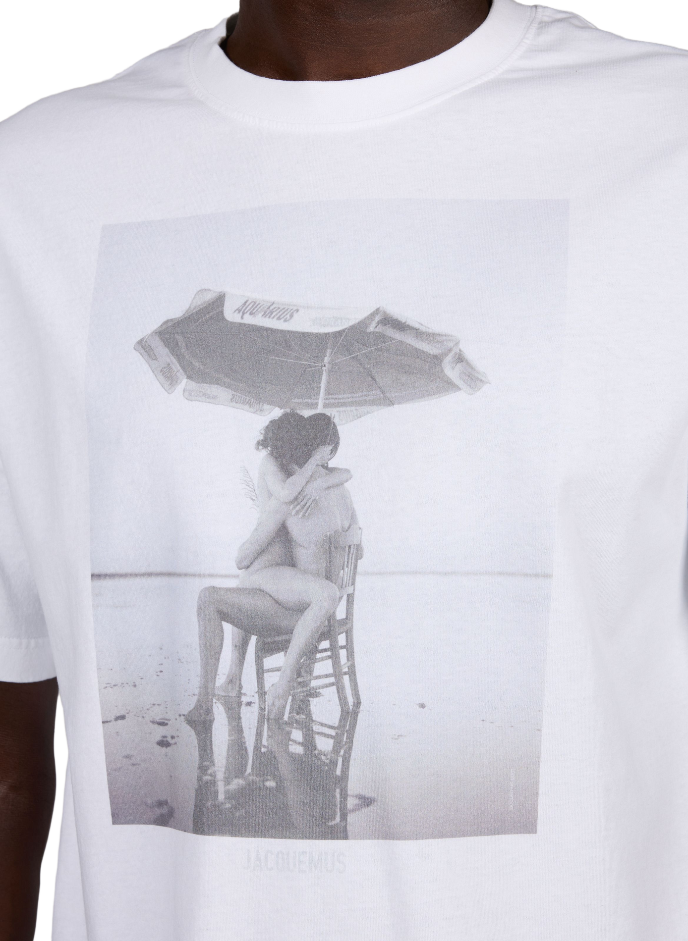 Le t-shirt campagne imprimé JACQUEMUS Blanc