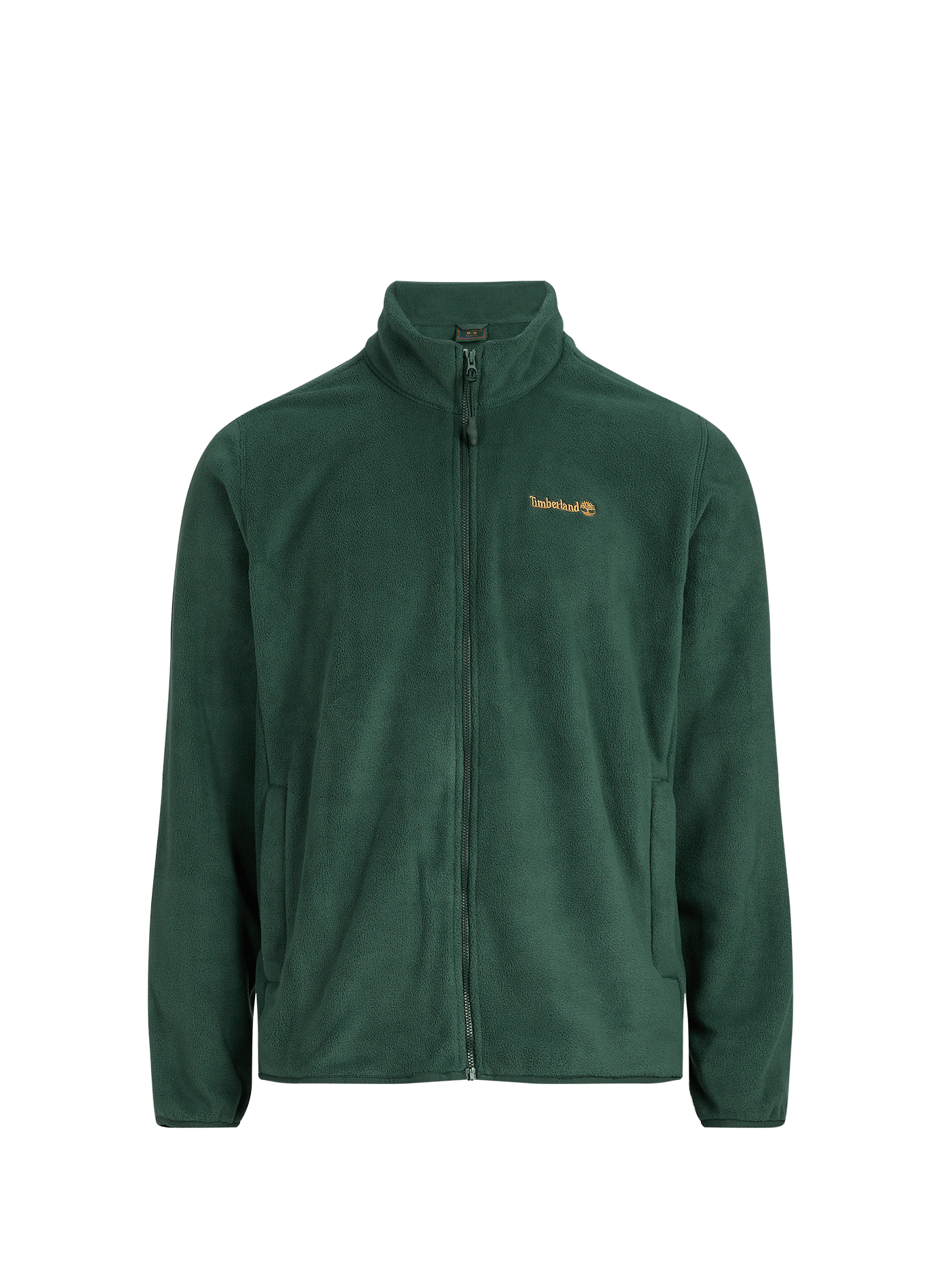 Pile tinta unita con collo alto e zip TIMBERLAND Verde