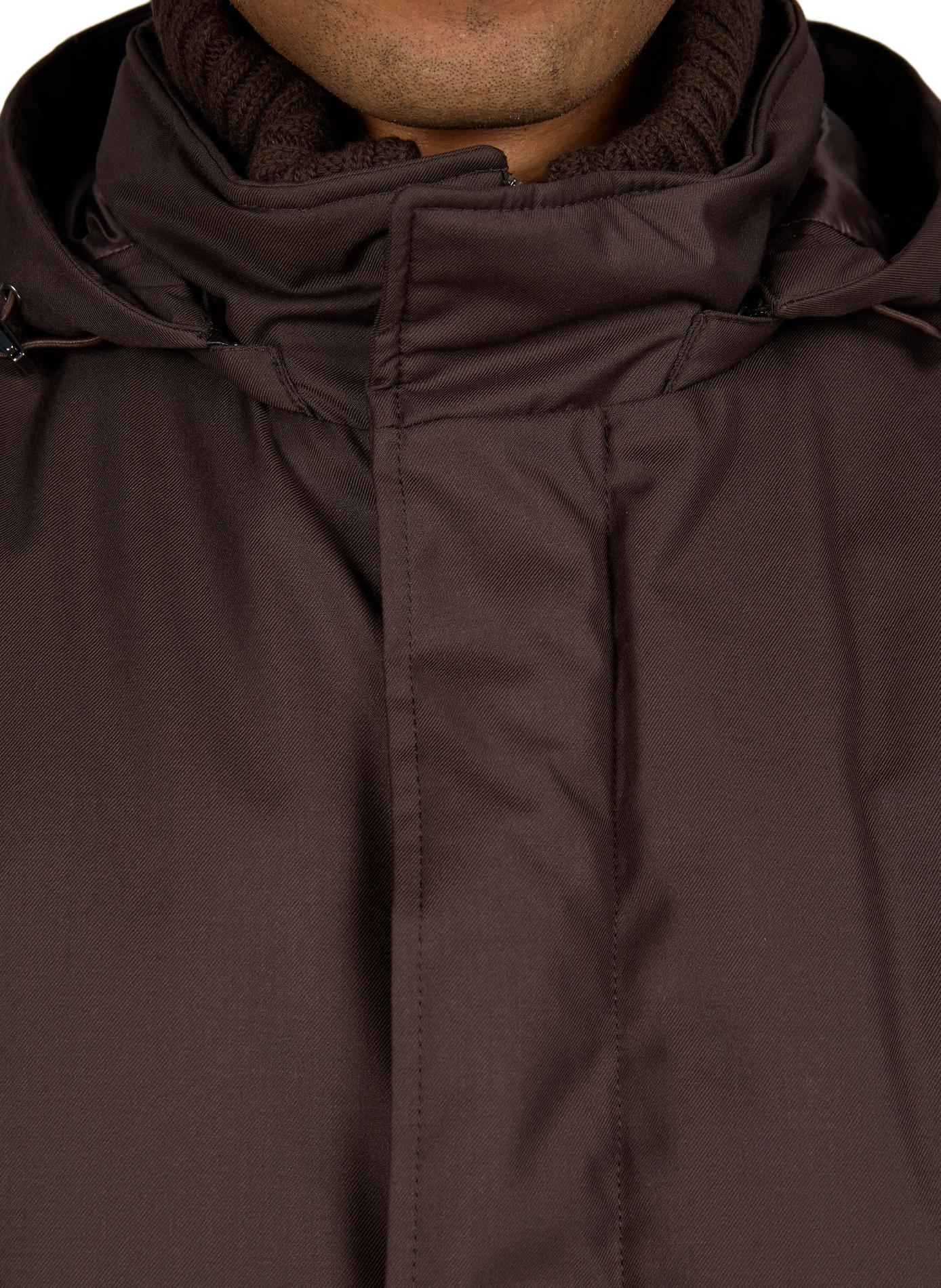 Gerader Parka mit Stehkragen HERNO Braun
