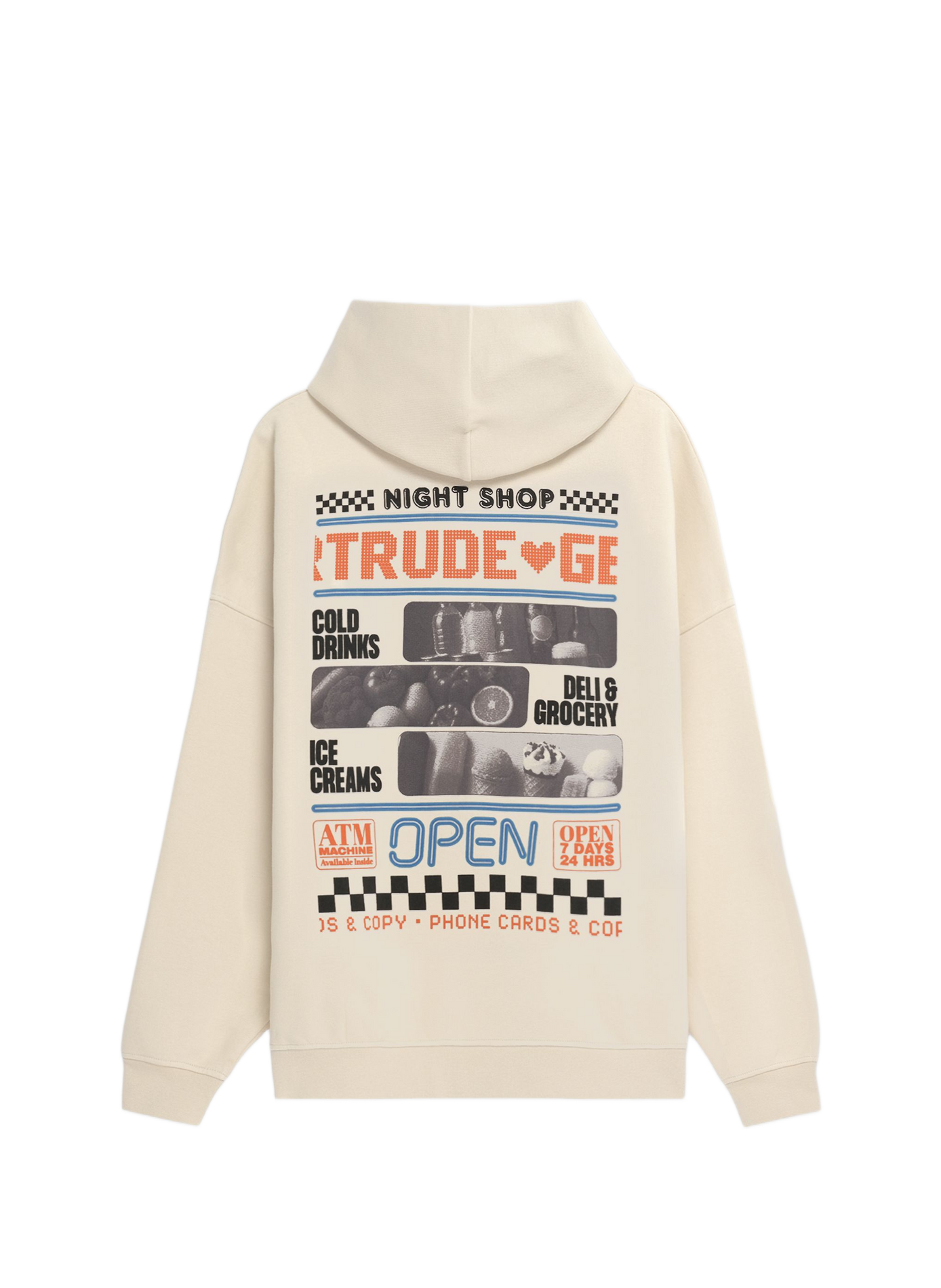 Sweat droit Antoineshop en coton mélangé GERTRUDE Beige
