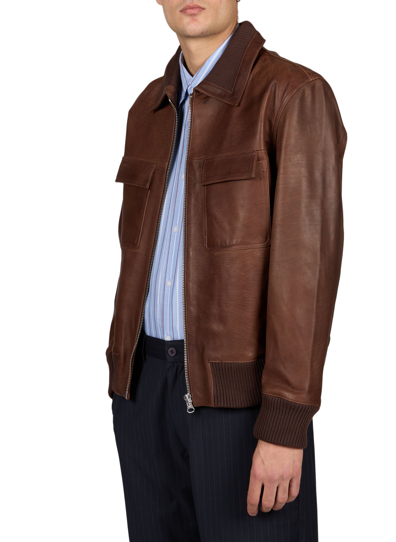Lederjacke CARRER Braun
