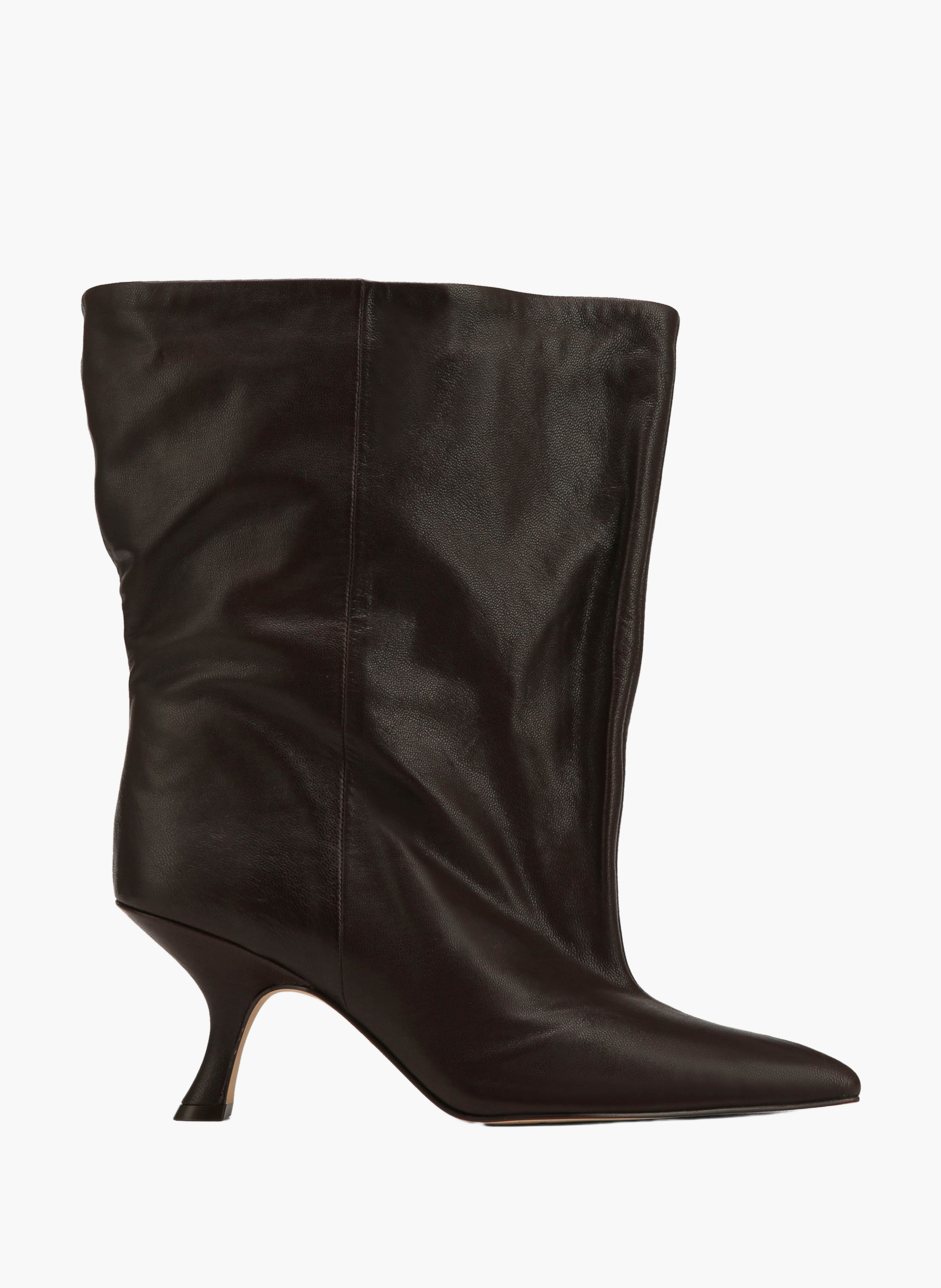 Bottines hadley en cuir NAKED WOLFE Marron