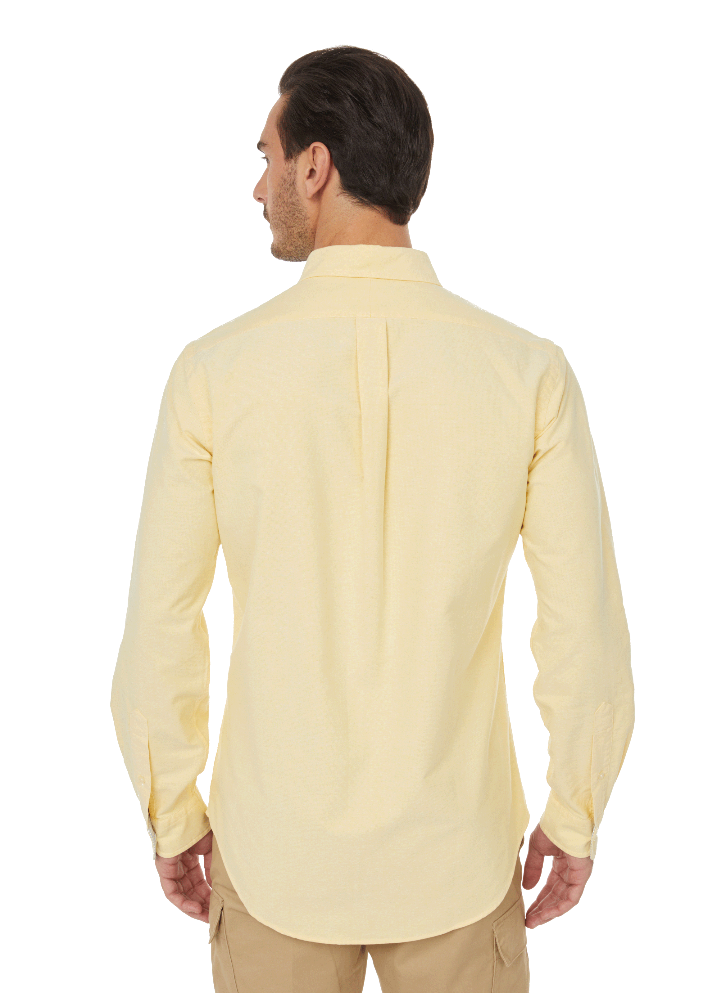 Cotton poplin shirt POLO RALPH LAUREN Yellow