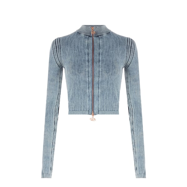 Gilet zippé en coton