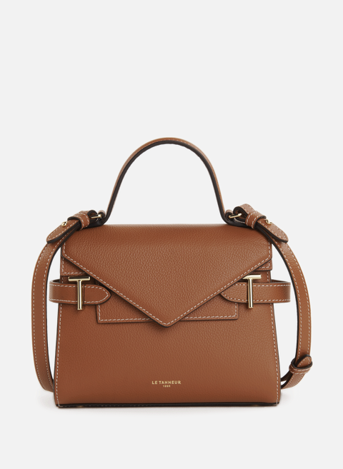 Emilie handbag in Brown leatherLE TANNEUR 