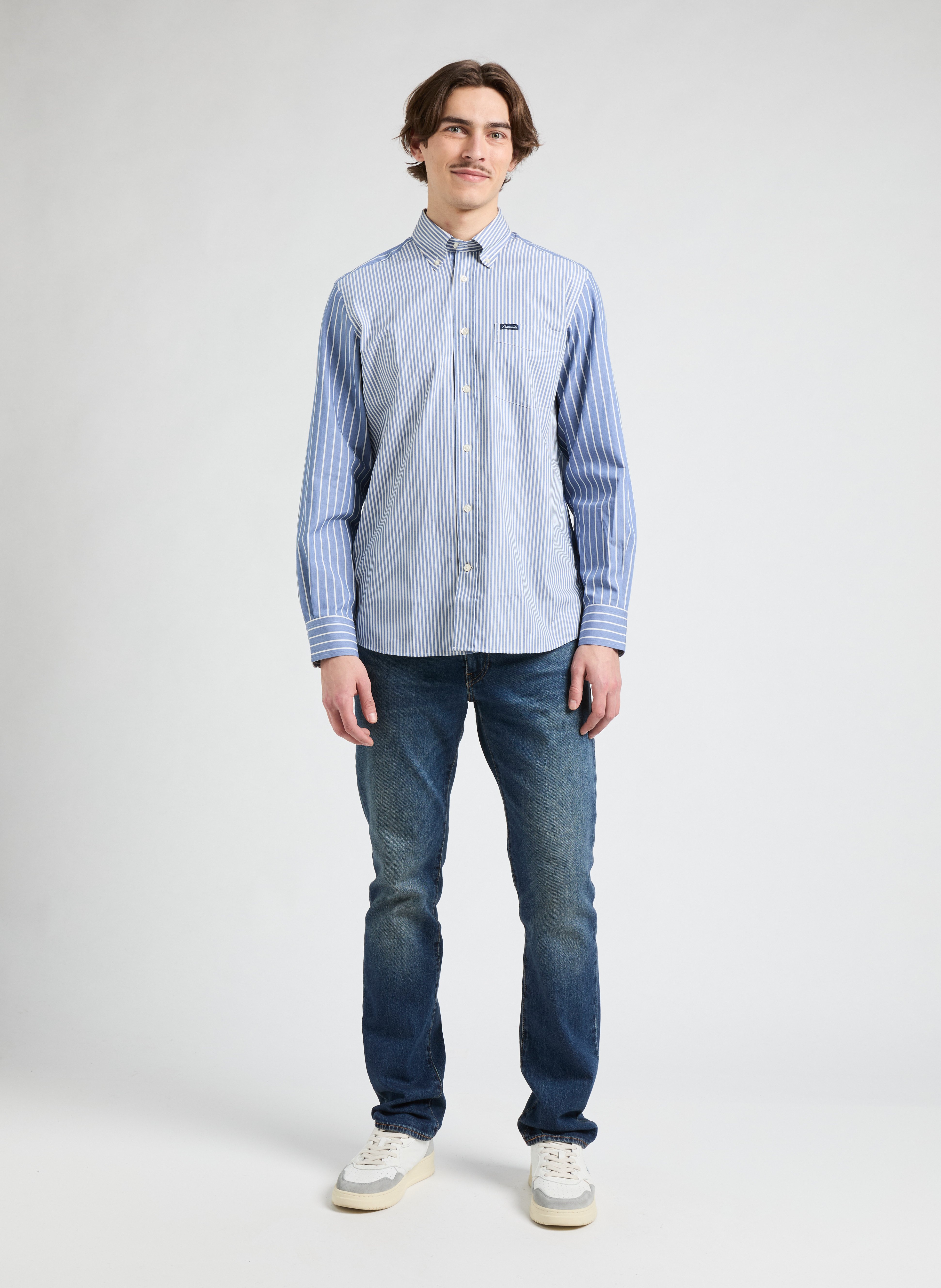 Chemise à rayures FACONNABLE Bleu