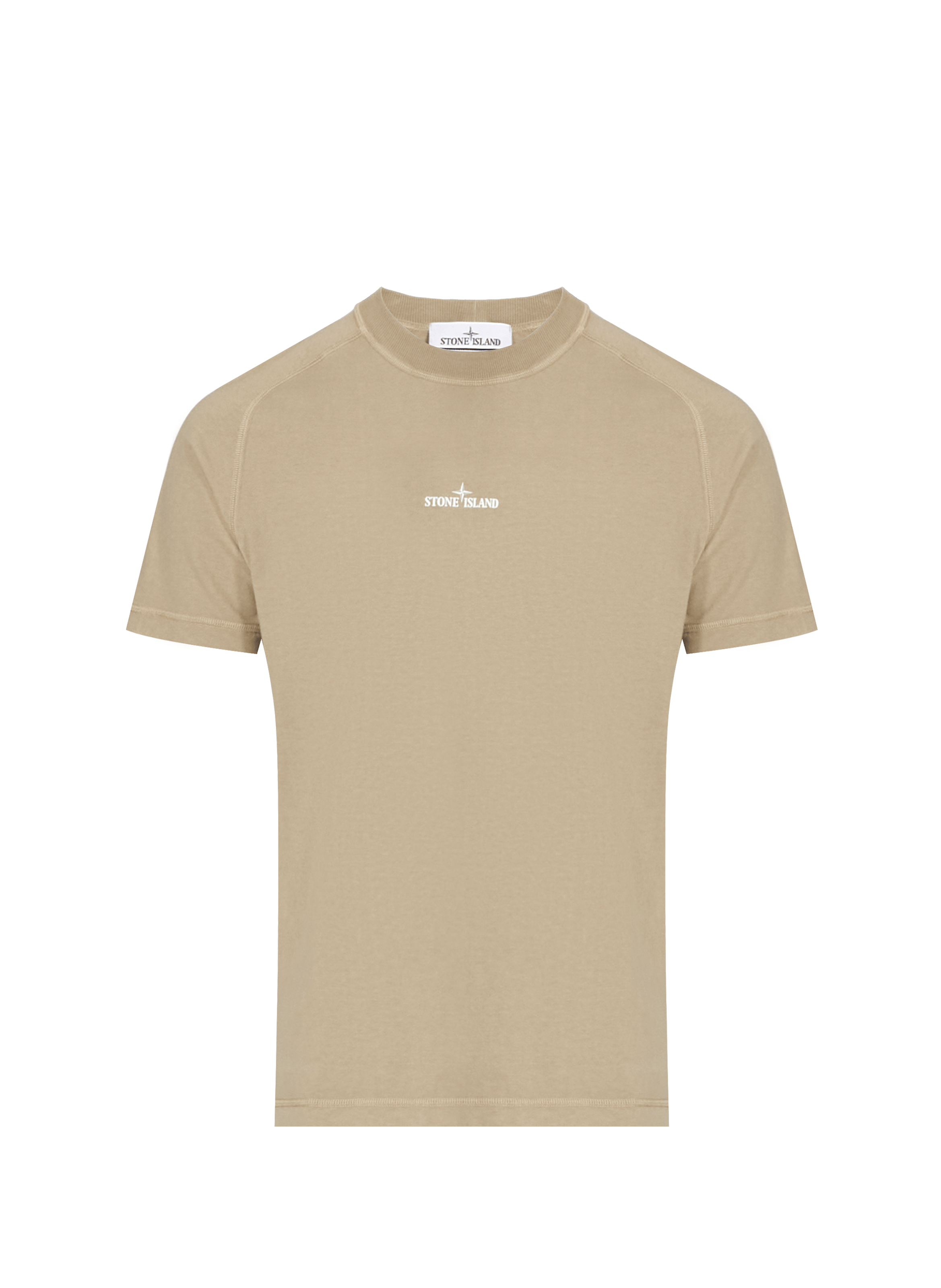 Katoenen t-shirt STONE ISLAND Beige