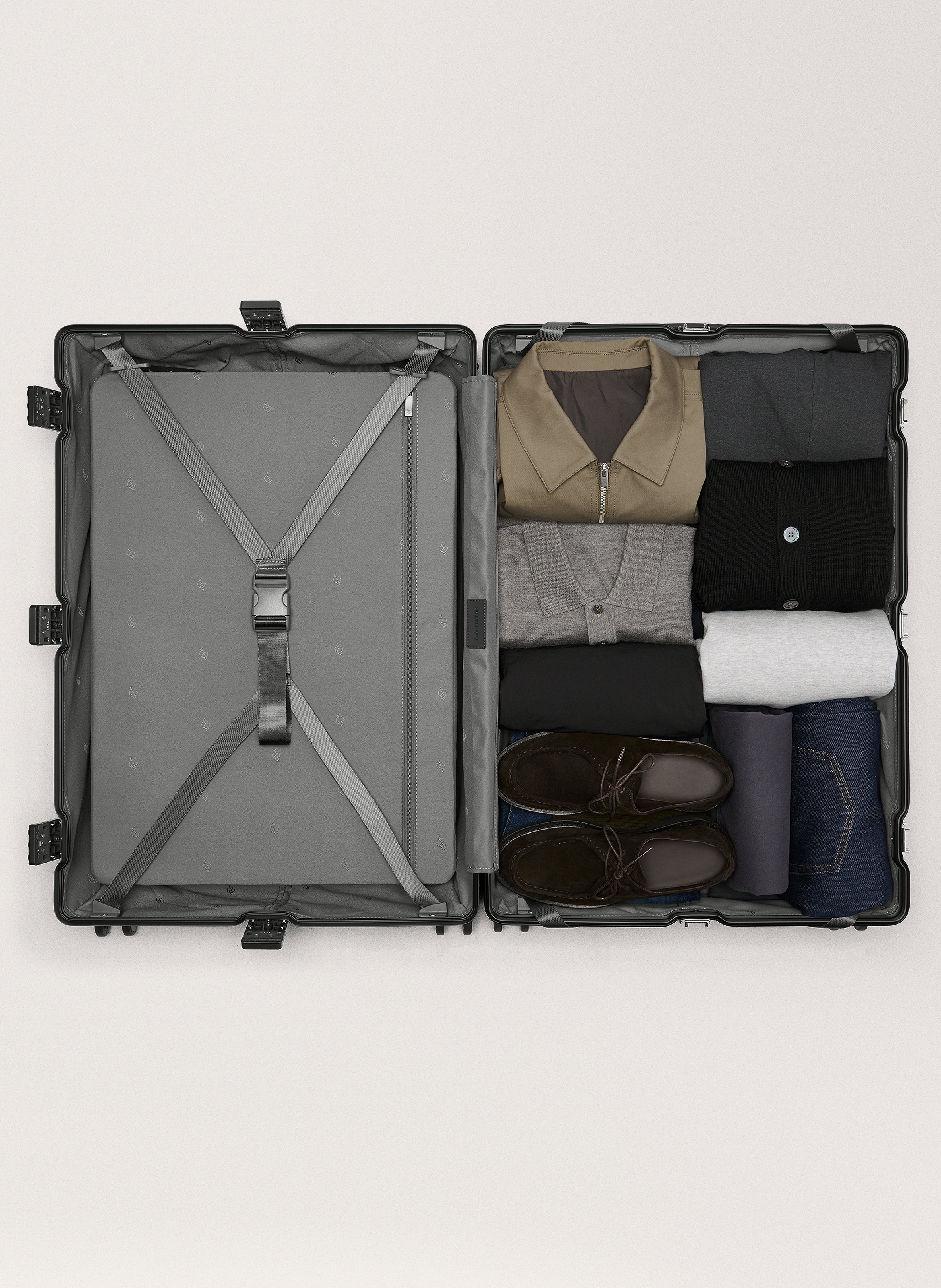 Valise 'the large check-in' en polycarbonate CARL FRIEDRIK Noir